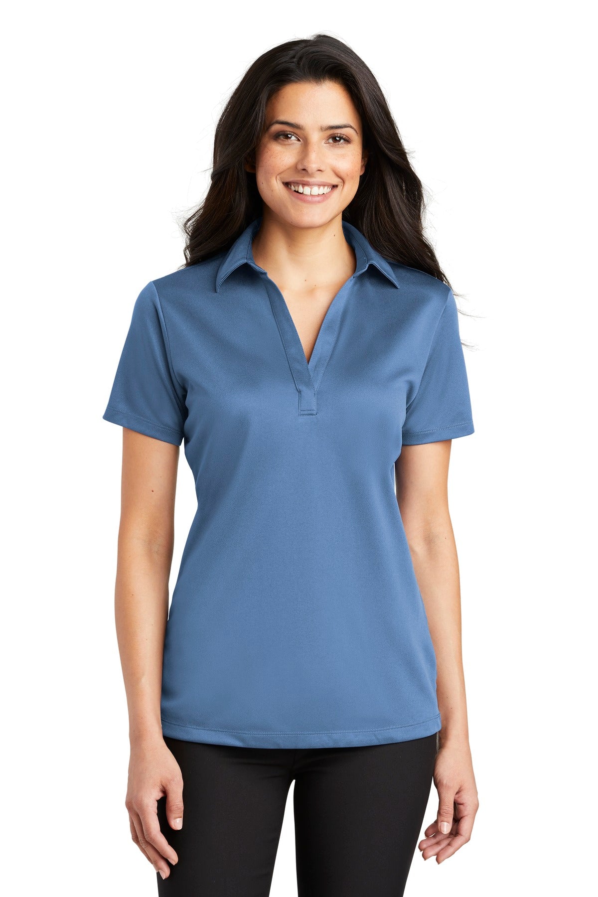 Port Authority Women's Silk Touch‚ Performance Polo. L540 - EMBROIDERED