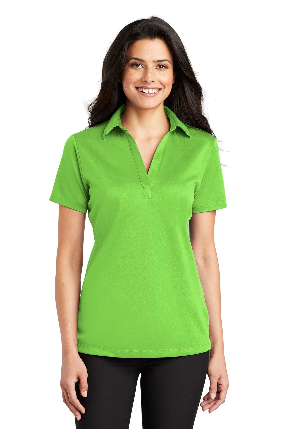 Port Authority Women's Silk Touch‚ Performance Polo. L540 - EMBROIDERED