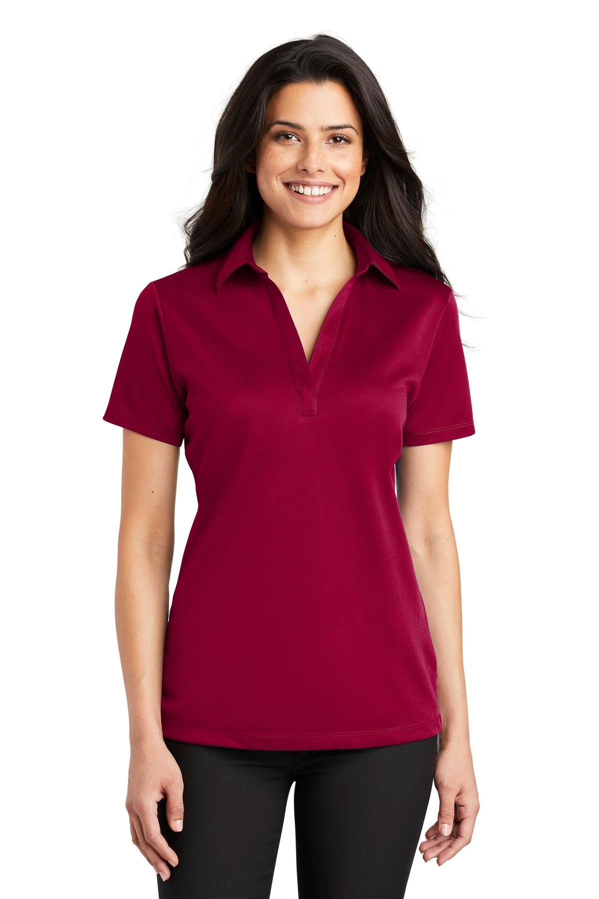 Port Authority Women's Silk Touch‚ Performance Polo. L540 - EMBROIDERED