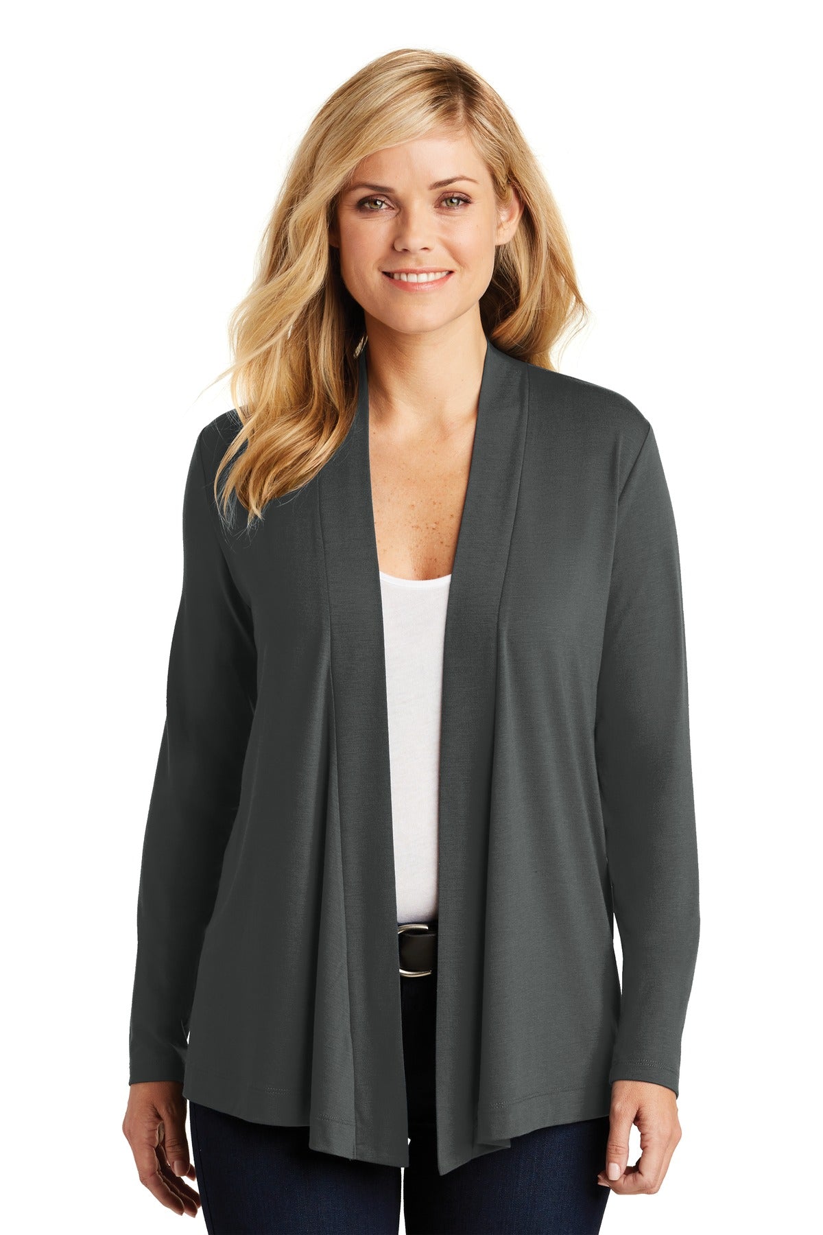 Port Authority Women's Concept Open Cardigan. L5430 - EMBROIDERED