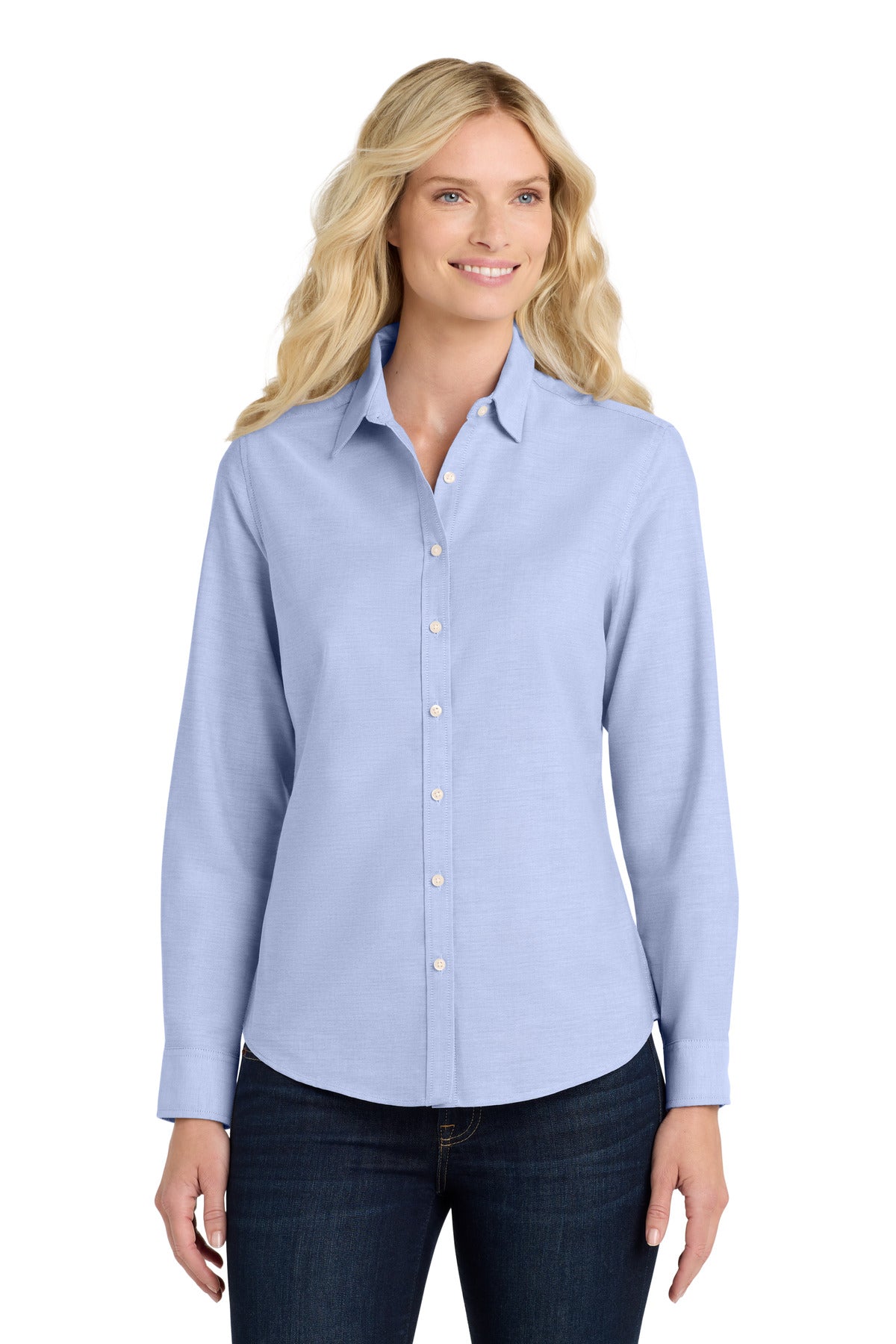Port Authority Women's SuperPro‚ Oxford Shirt. L658 - EMBROIDERED