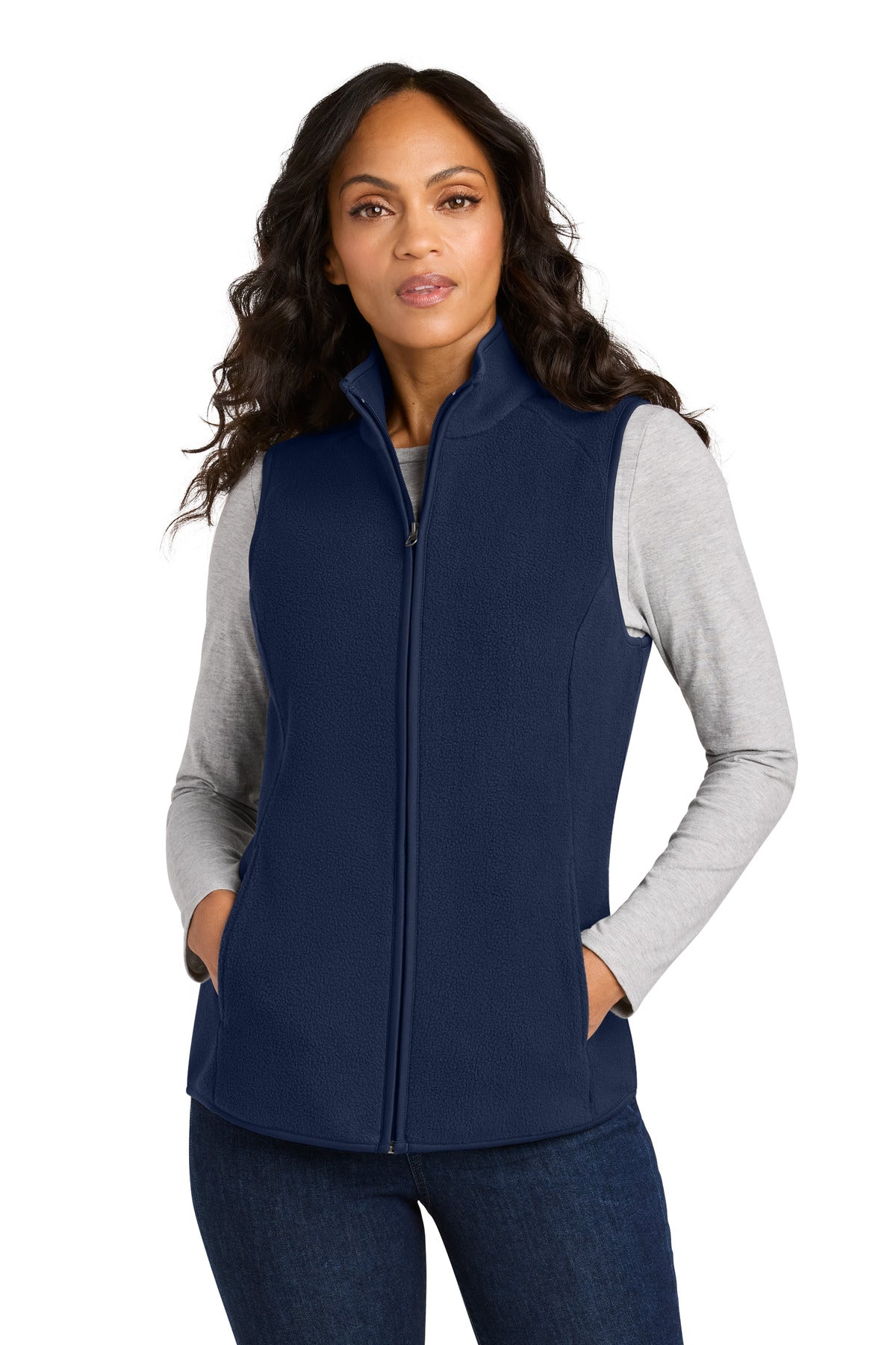 Port Authority Women's C-FREE Fleece Vest L702 - EMBROIDERED
