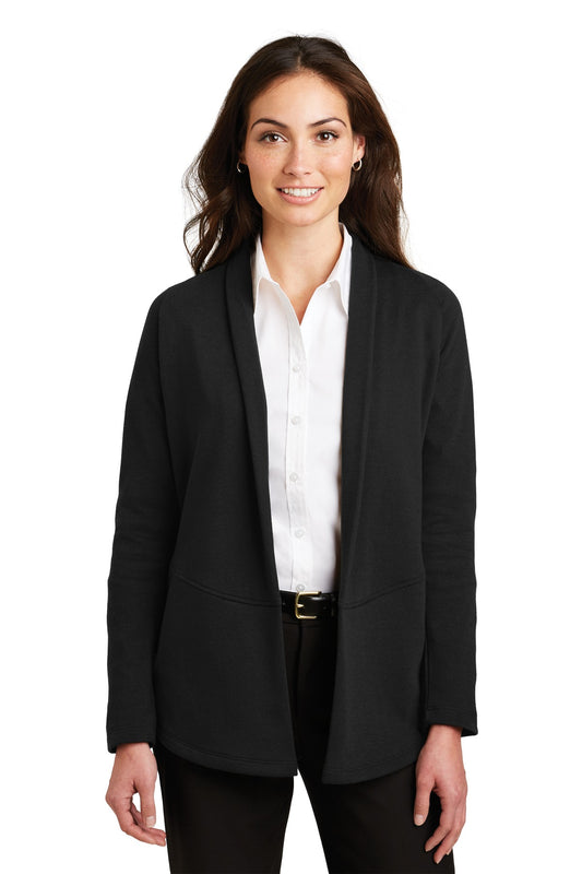 Port Authority Women's Interlock Cardigan. L807 - EMBROIDERED