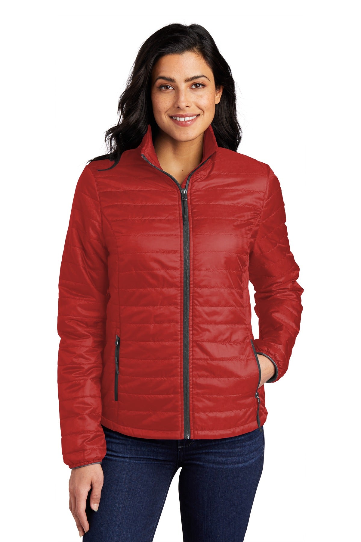 Port Authority Women's Packable Puffy Jacket L850 - EMBROIDERED