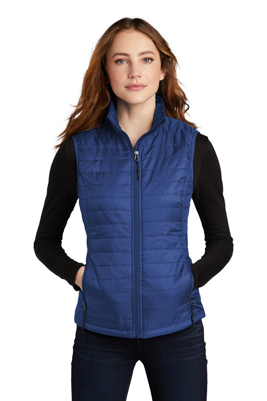 Port Authority  Women's Packable Puffy Vest L851 - EMBROIDERED