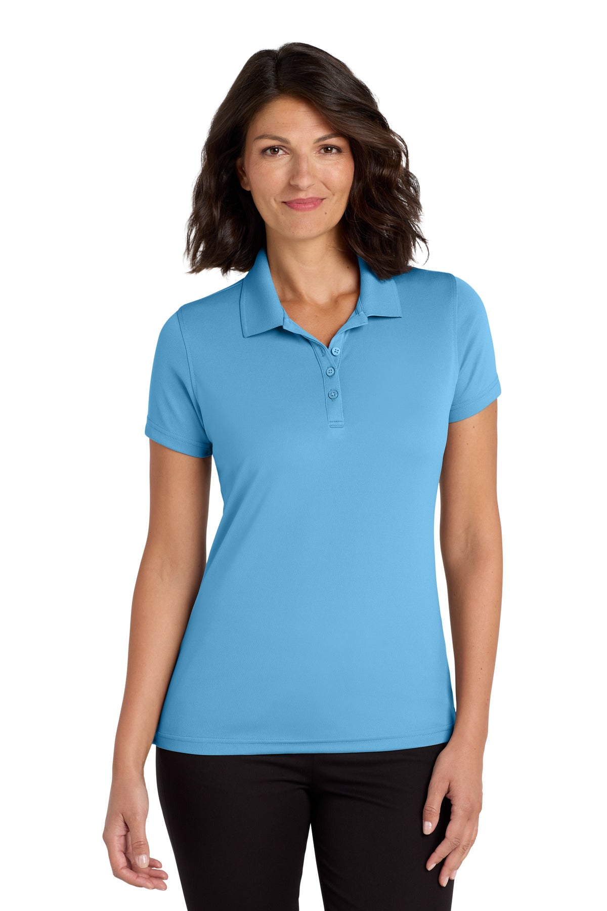 Port Authority Women's Dry Zone UV Micro-Mesh Polo. LK110 - EMBROIDERED