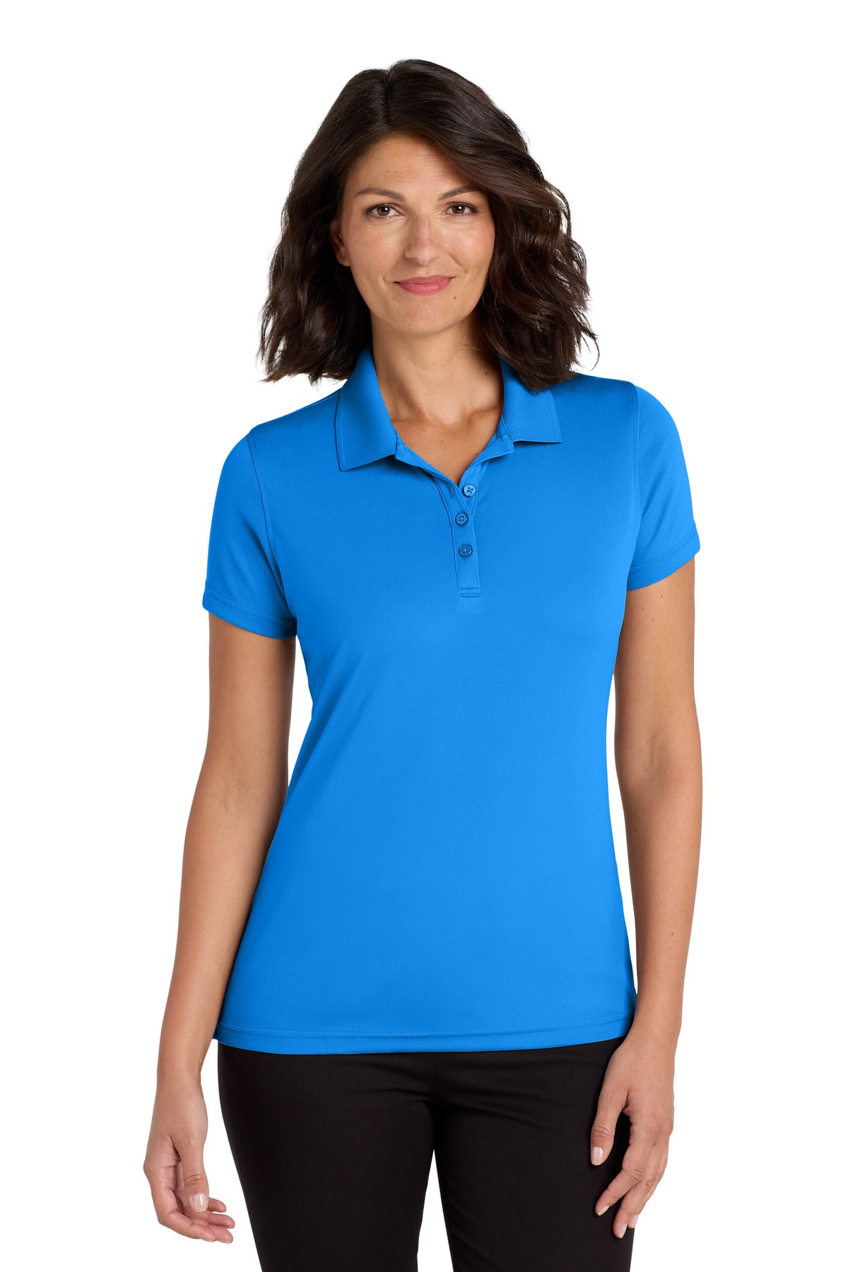 Port Authority Women's Dry Zone UV Micro-Mesh Polo. LK110 - EMBROIDERED