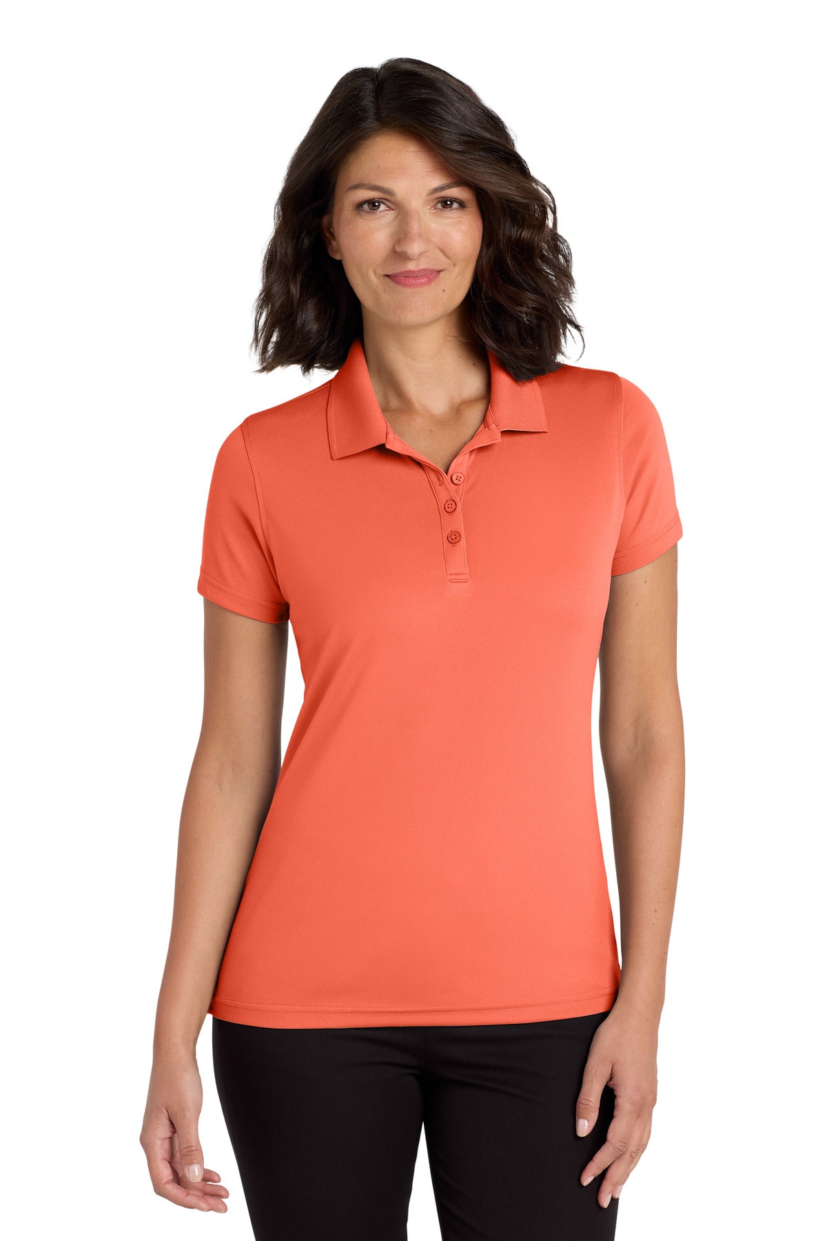 Port Authority Women's Dry Zone UV Micro-Mesh Polo. LK110 - EMBROIDERED