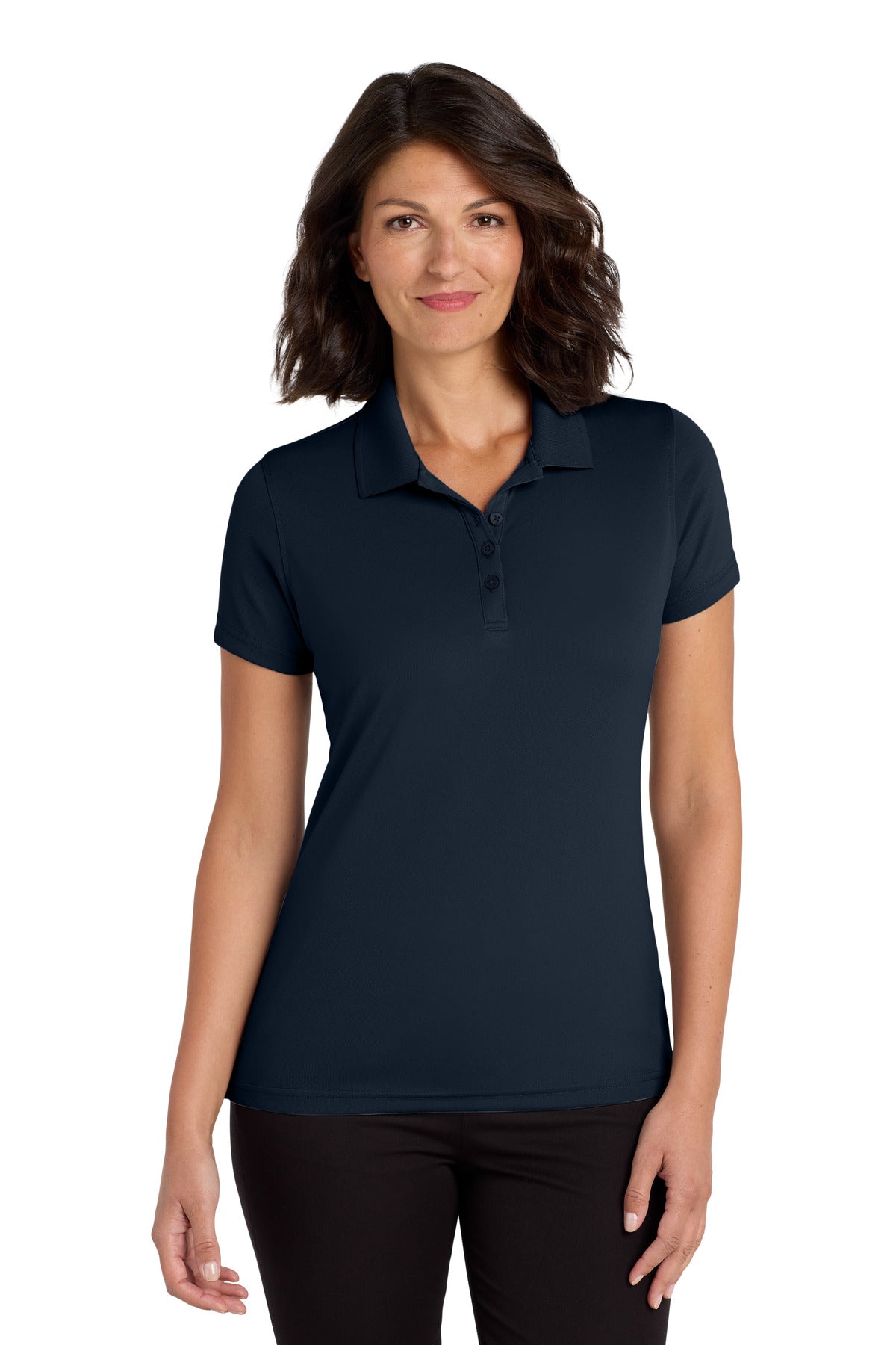Port Authority Women's Dry Zone UV Micro-Mesh Polo. LK110 - EMBROIDERED