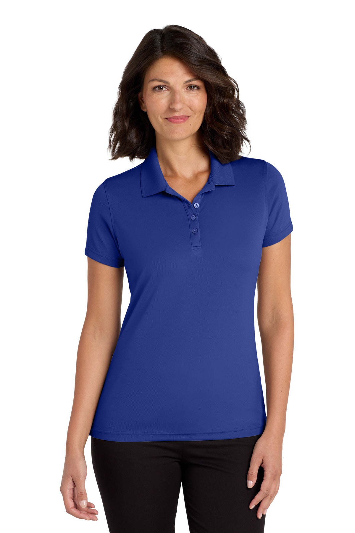 Port Authority Women's Dry Zone UV Micro-Mesh Polo. LK110 - EMBROIDERED