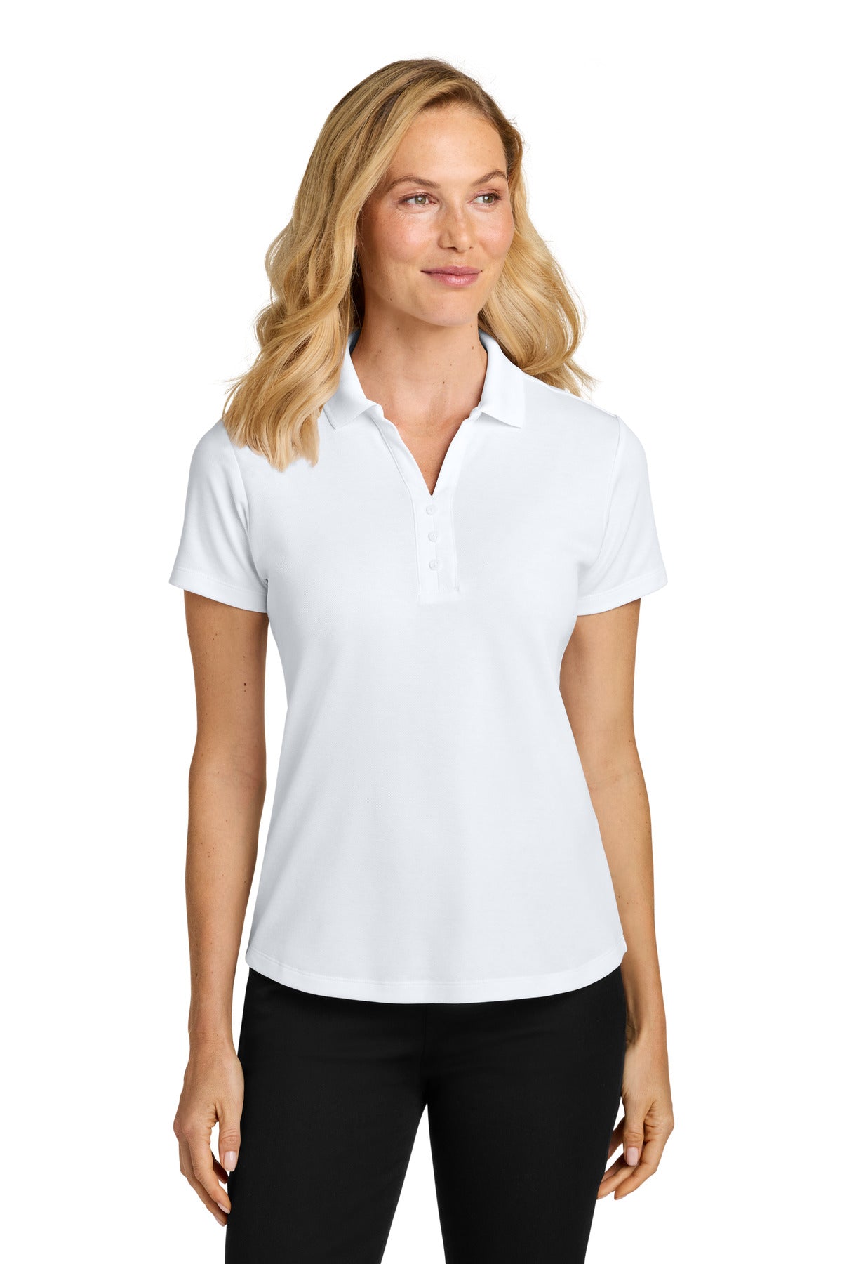 Port Authority Women's Plaited Pique Polo LK620 - EMBROIDERED