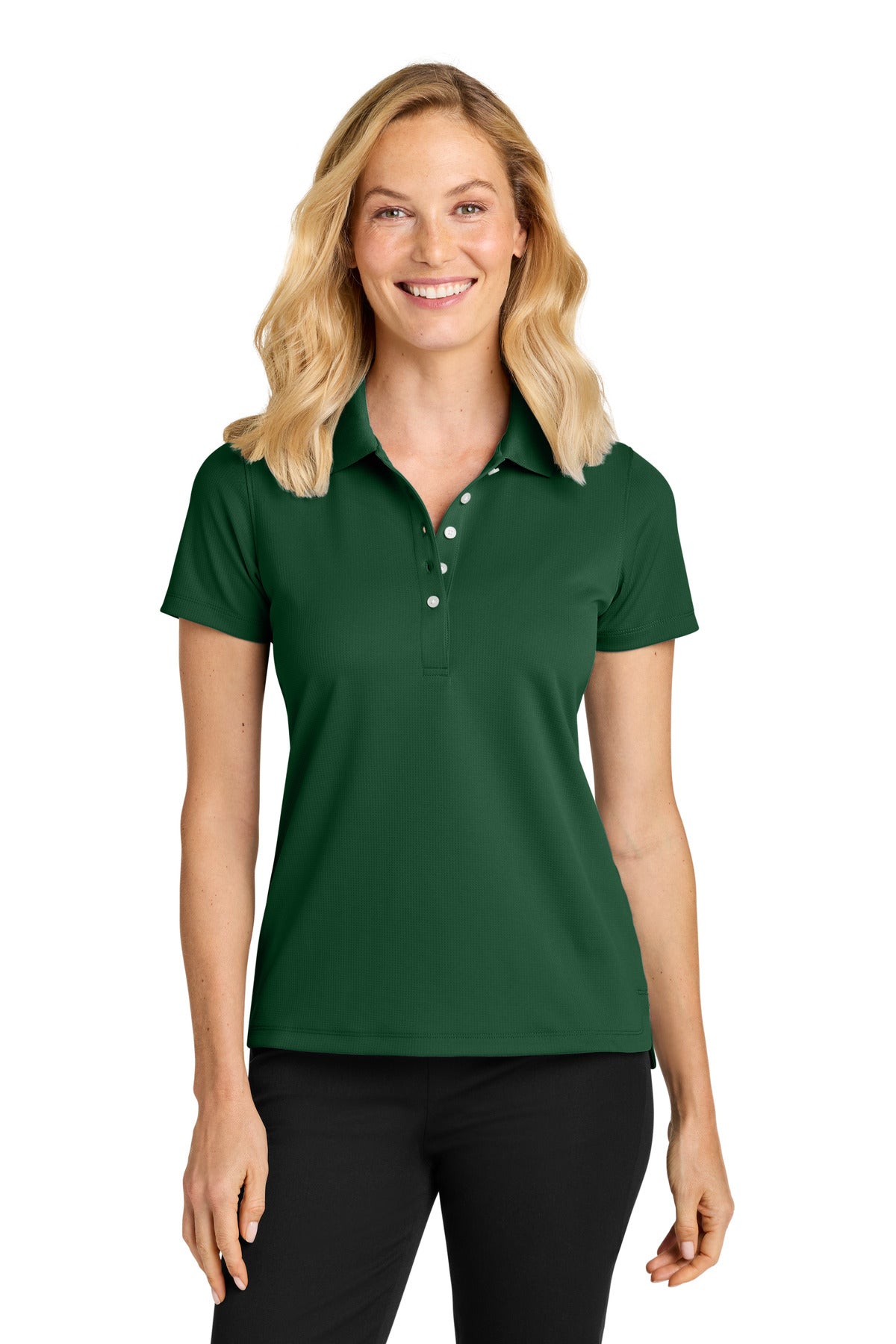 Port Authority Women's Dry Zone Stain-Release Grid Polo LK845 - EMBROIDERED