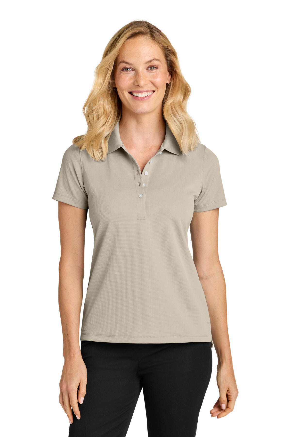Port Authority Women's Dry Zone Stain-Release Grid Polo LK845 - EMBROIDERED