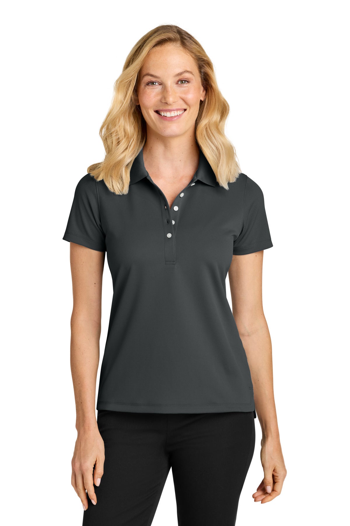 Port Authority Women's Dry Zone Stain-Release Grid Polo LK845 - EMBROIDERED