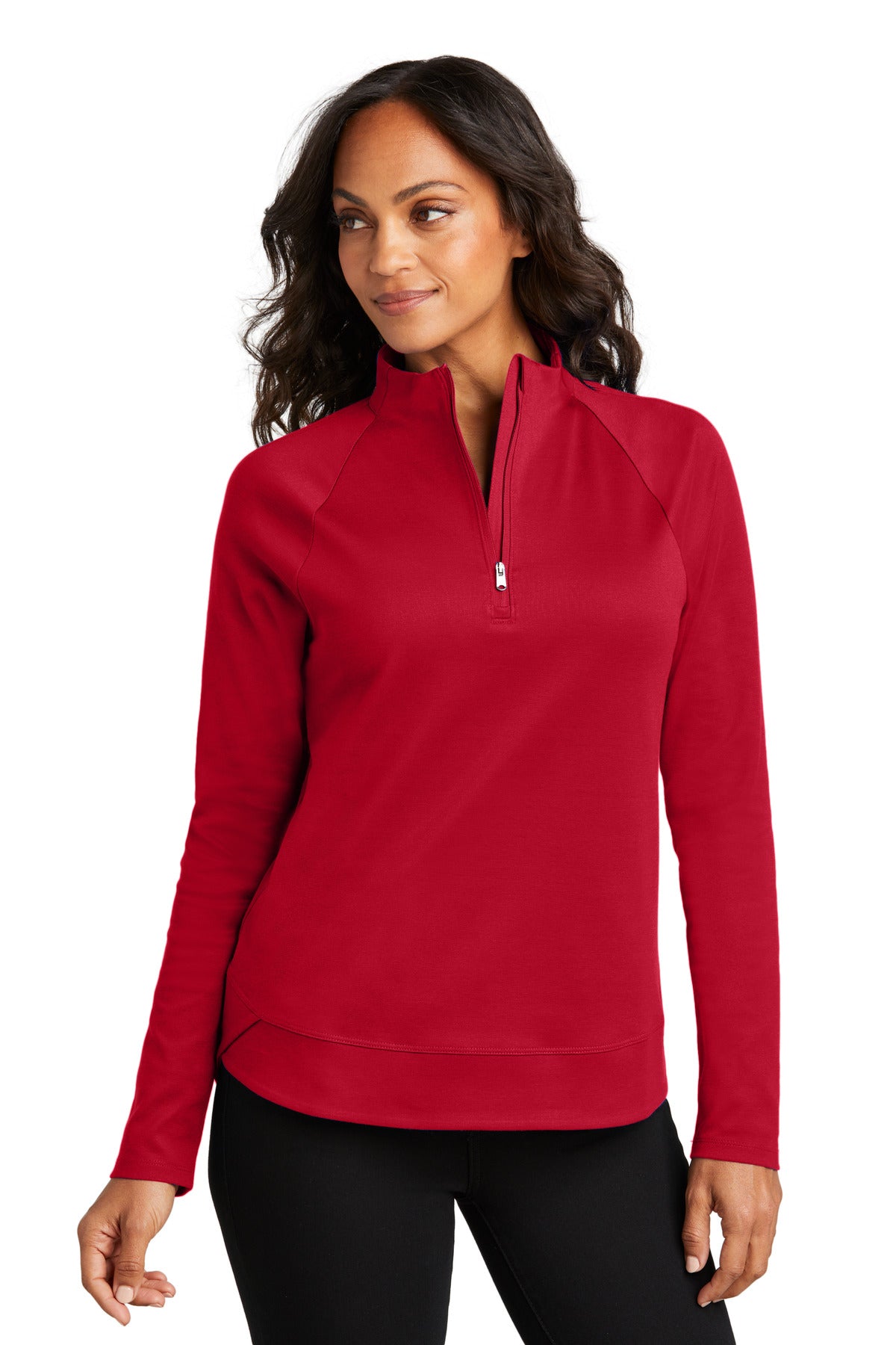 Port Authority Women's C-FREE Cypress 1/4-Zip LK870 - EMBROIDERED