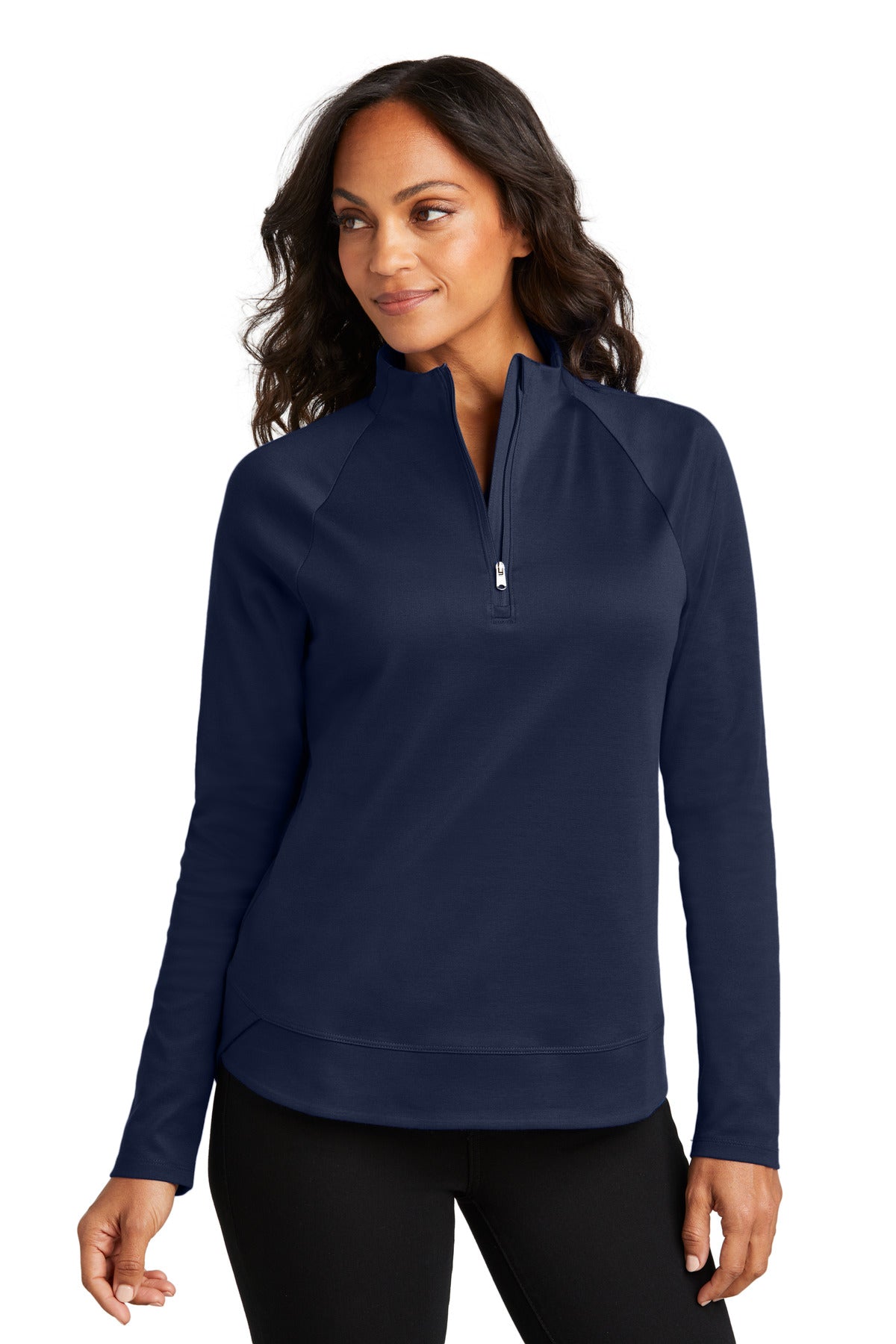 Port Authority Women's C-FREE Cypress 1/4-Zip LK870 - EMBROIDERED