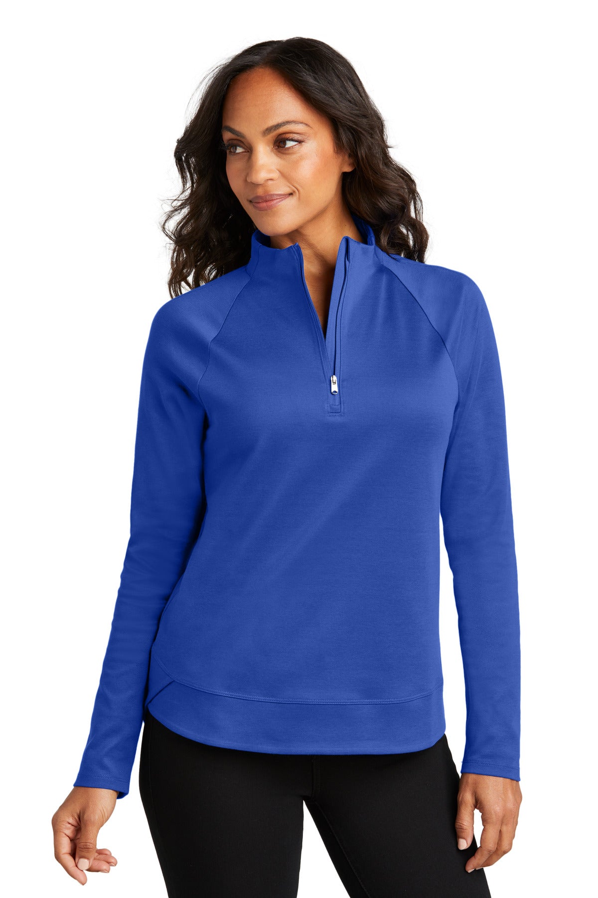 Port Authority Women's C-FREE Cypress 1/4-Zip LK870 - EMBROIDERED