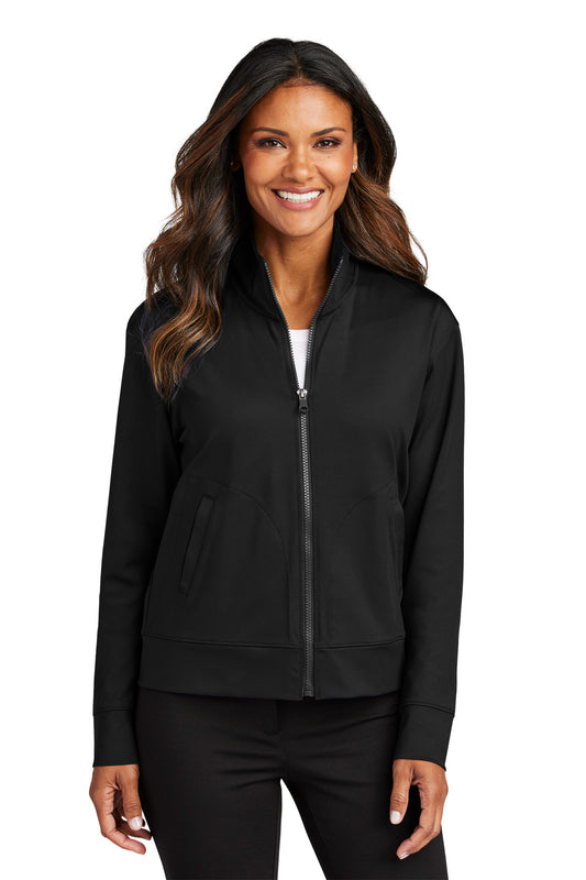 Port Authority Women's C-FREE Double Knit Full-Zip LK881 - EMBROIDERED