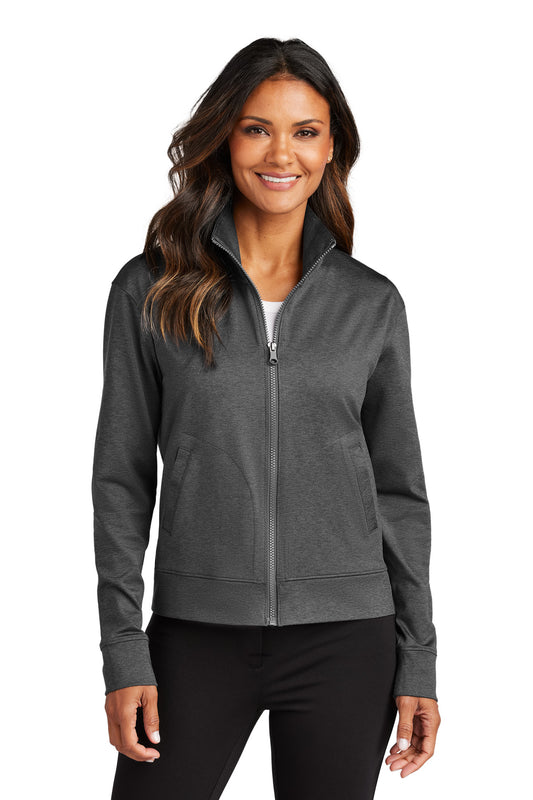 Port Authority Women's C-FREE Double Knit Full-Zip LK881 - EMBROIDERED