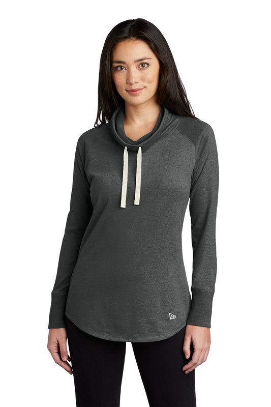 New Era Women's Sueded Cotton Blend Cowl Tee LNEA123