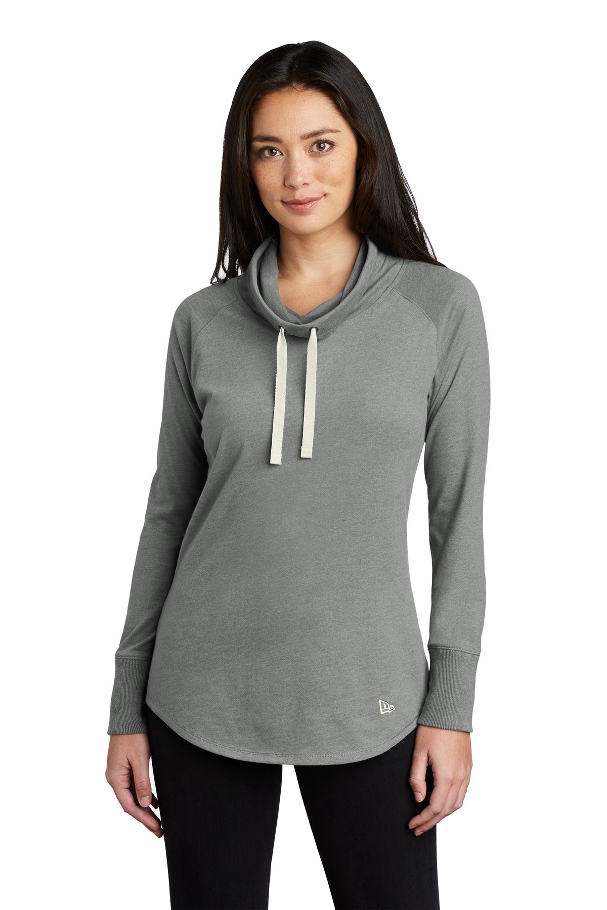 New Era  Women's Sueded Cotton Blend Cowl Tee LNEA123 - EMBROIDERED