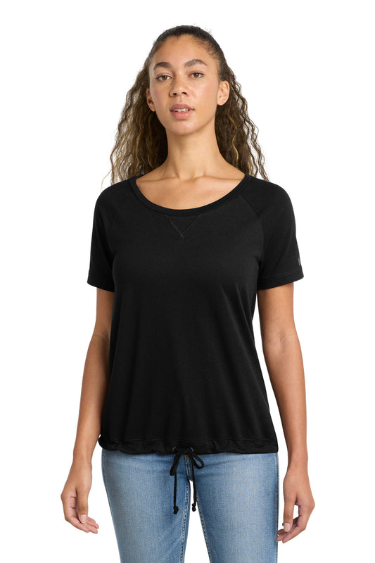 New Era  Women's Tri-Blend Performance Cinch Tee. LNEA133 - EMBROIDERED