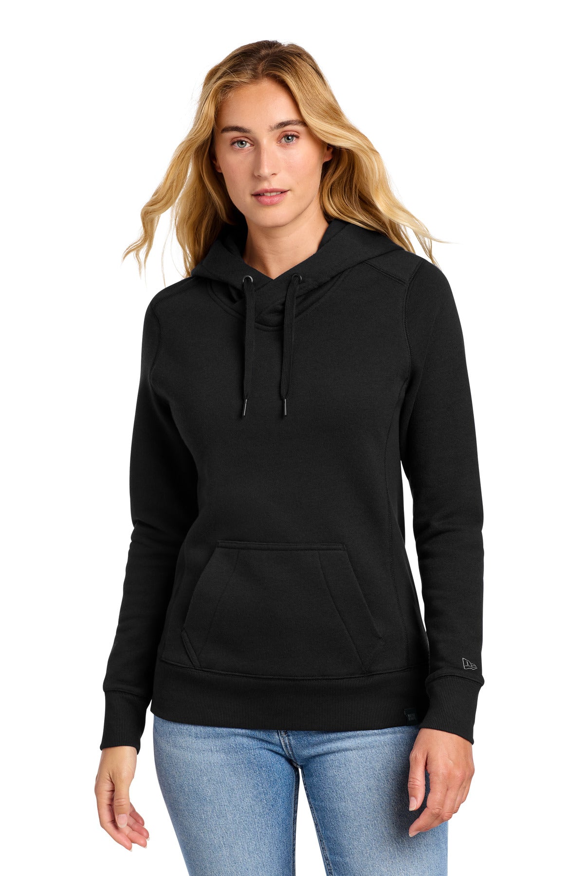 New Era Women's French Terry Pullover Hoodie. LNEA500