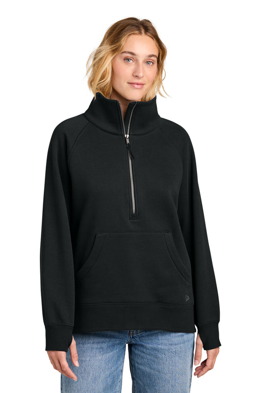 New Era Women's Heritage Fleece 1/2-Zip LNEA528 - EMBROIDERED