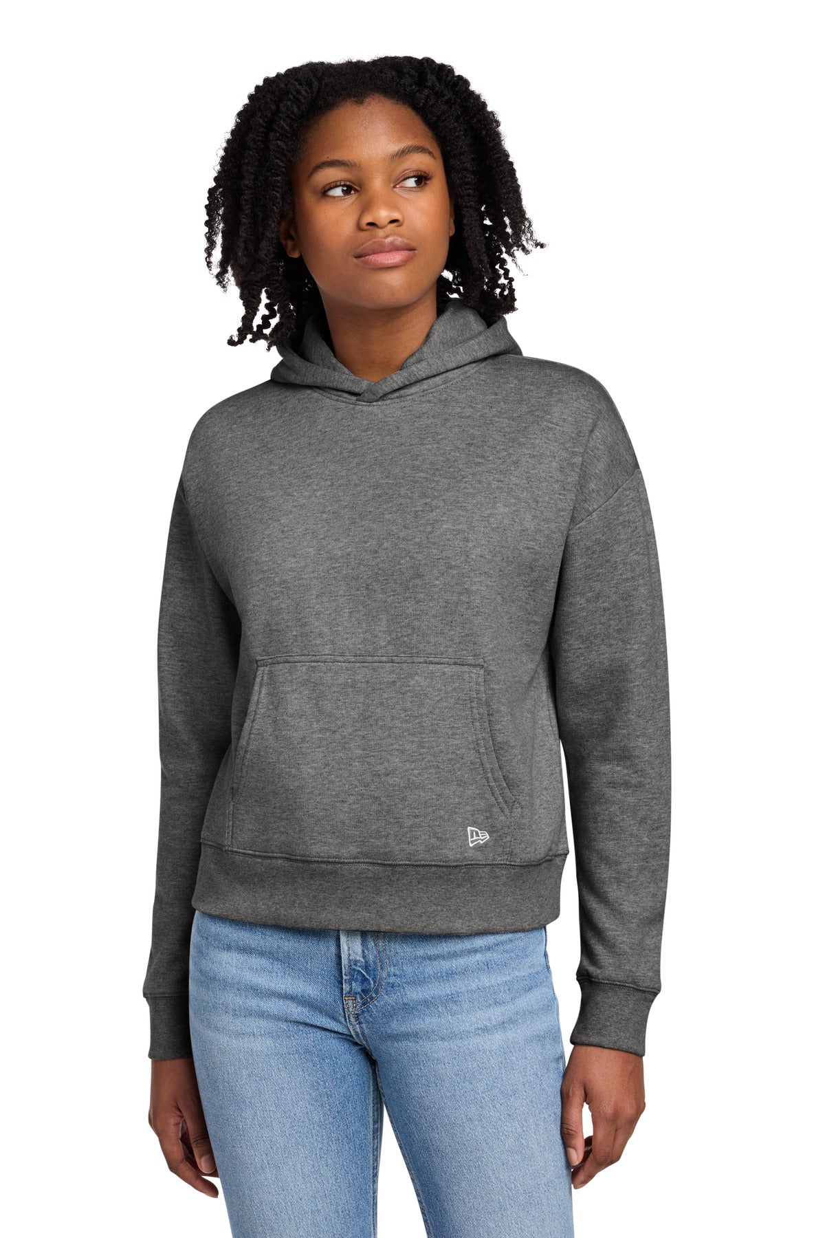 New Era Women's Comeback Fleece Pullover Hoodie LNEA550 - EMBROIDERED