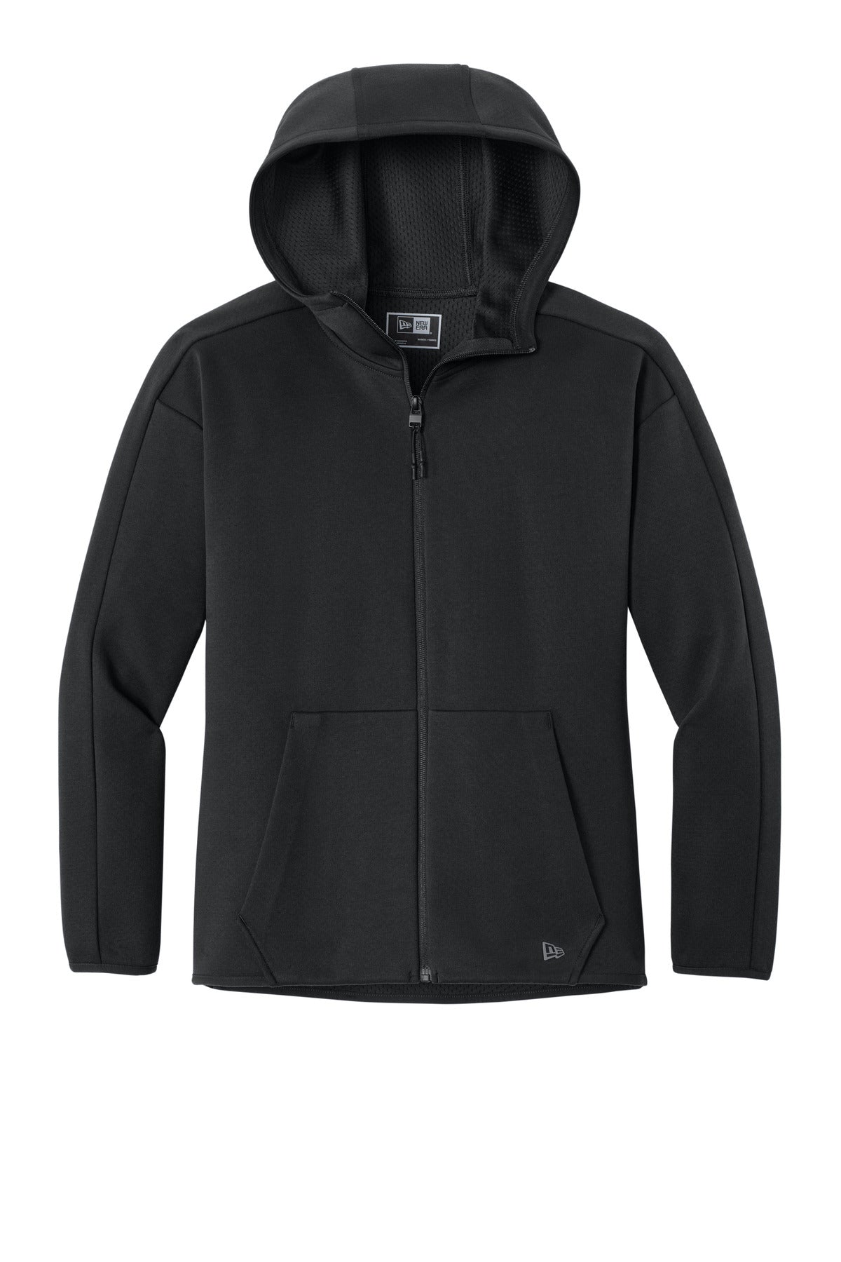 New Era Women's Double Back Full-Zip Hoodie LNEA566 - EMBROIDERED