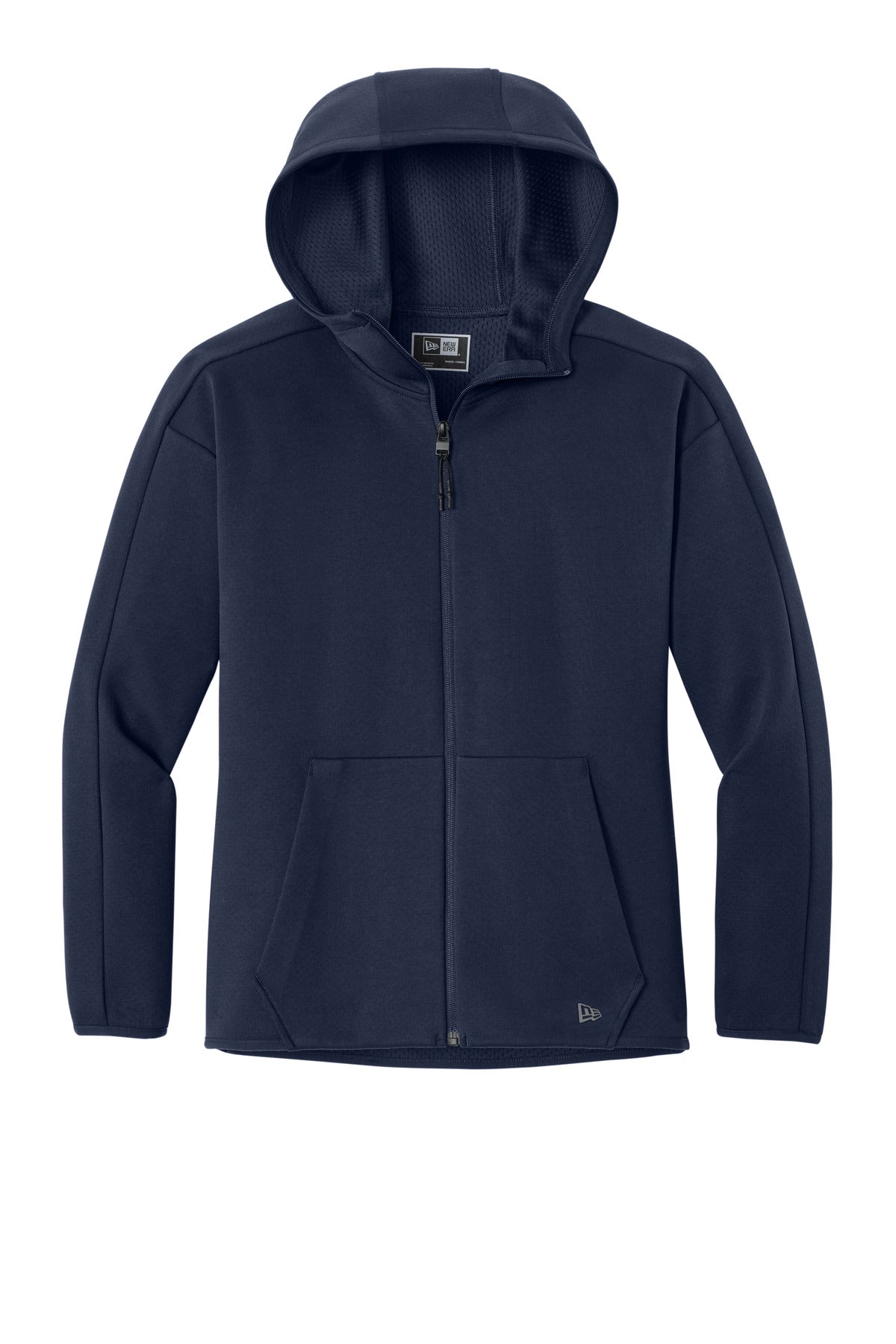New Era Women's Double Back Full-Zip Hoodie LNEA566 - EMBROIDERED