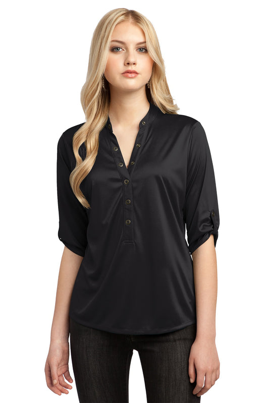 OGIO - Crush Henley. LOG111 - EMBROIDERED