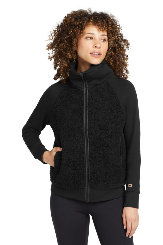 OGIO  Women's Luuma Sherpa Full-Zip. LOG815 - EMBROIDERED