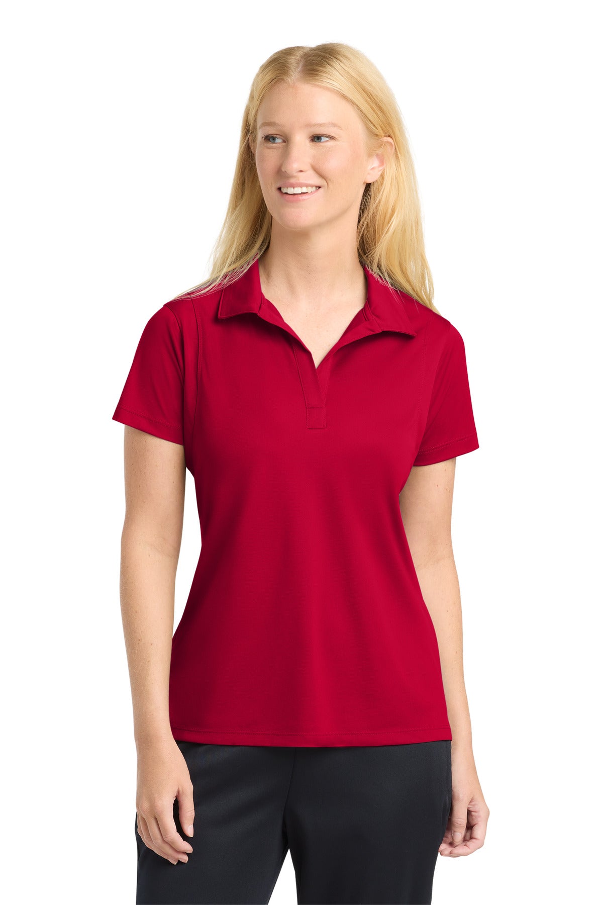 Sport-Tek Women's Micropique Sport-Wick Polo. LST650 - EMBROIDERED