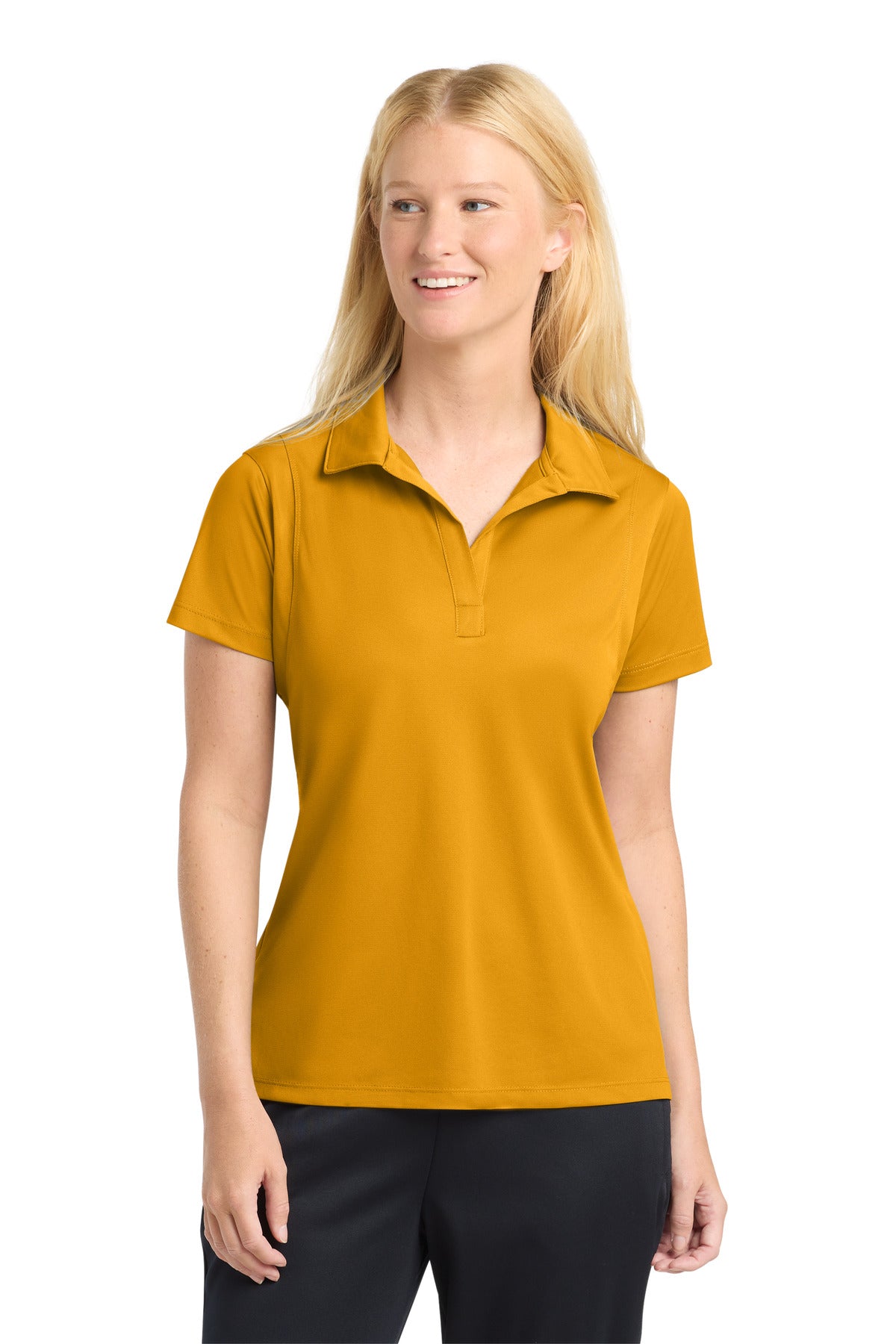 Sport-Tek Women's Micropique Sport-Wick Polo. LST650 - EMBROIDERED