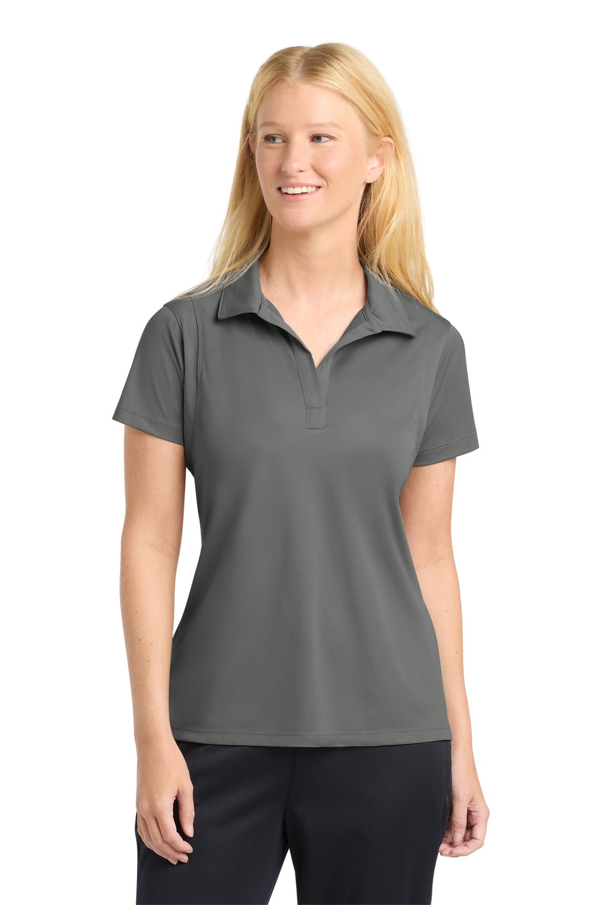 Sport-Tek Women's Micropique Sport-Wick Polo. LST650 - EMBROIDERED