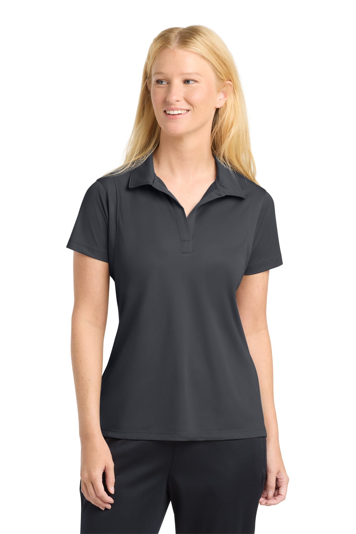 Sport-Tek Women's Micropique Sport-Wick Polo. LST650 - EMBROIDERED