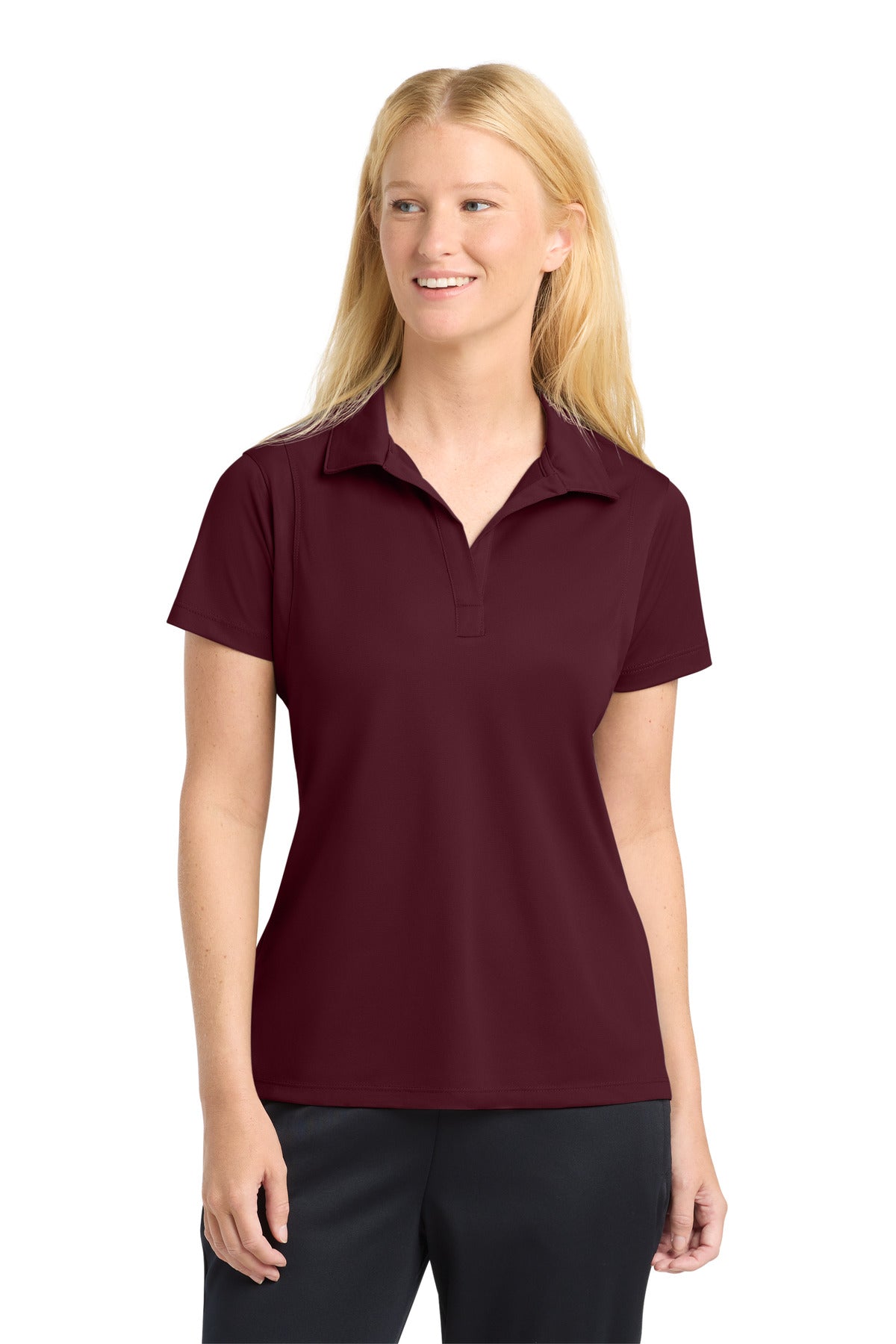 Sport-Tek Women's Micropique Sport-Wick Polo. LST650 - EMBROIDERED