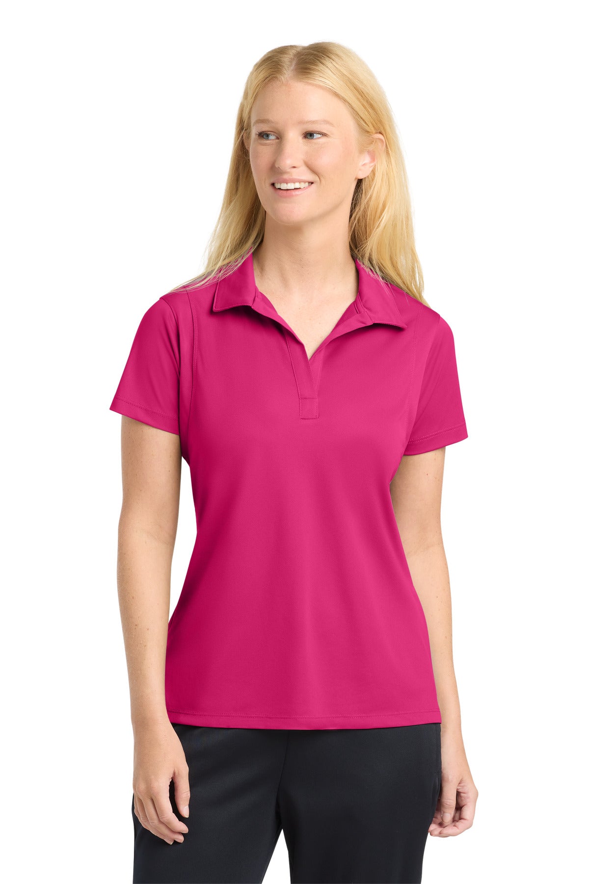 Sport-Tek Women's Micropique Sport-Wick Polo. LST650 - EMBROIDERED