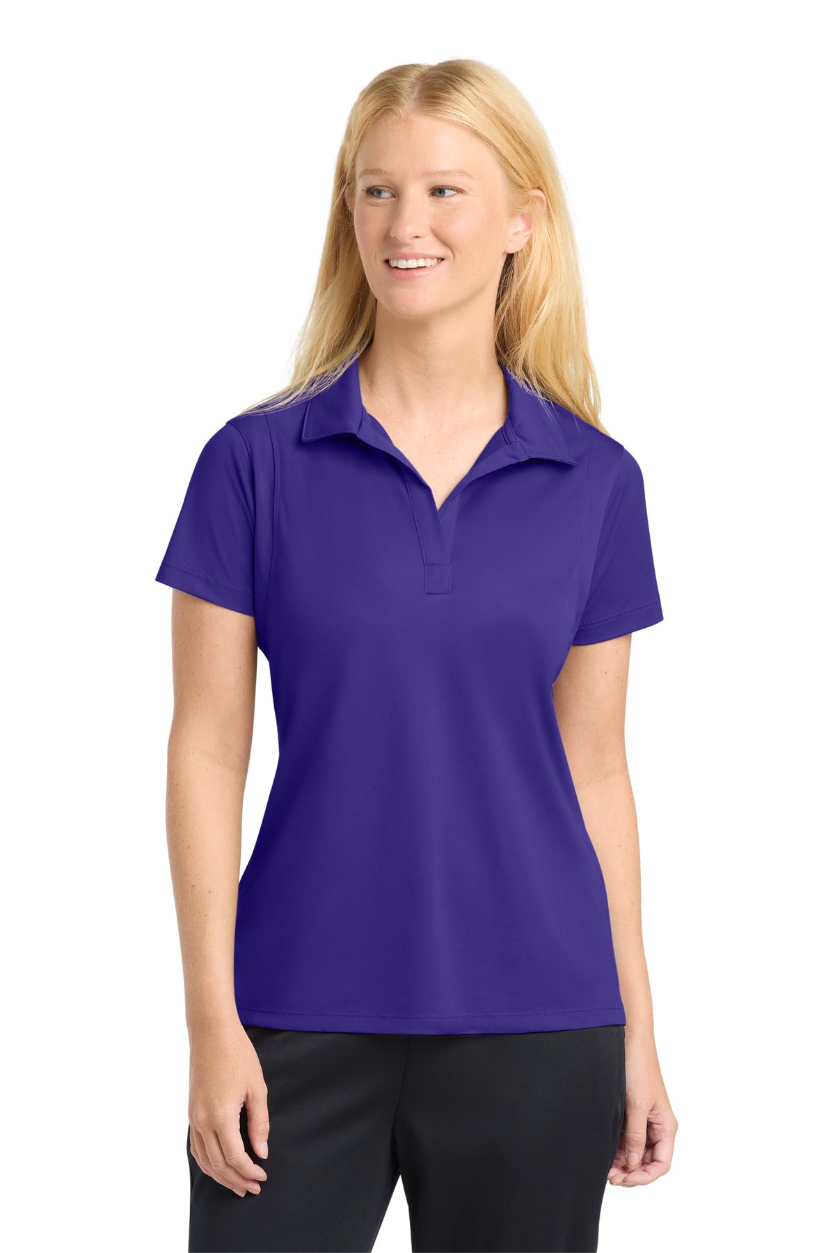 Sport-Tek Women's Micropique Sport-Wick Polo. LST650 - EMBROIDERED