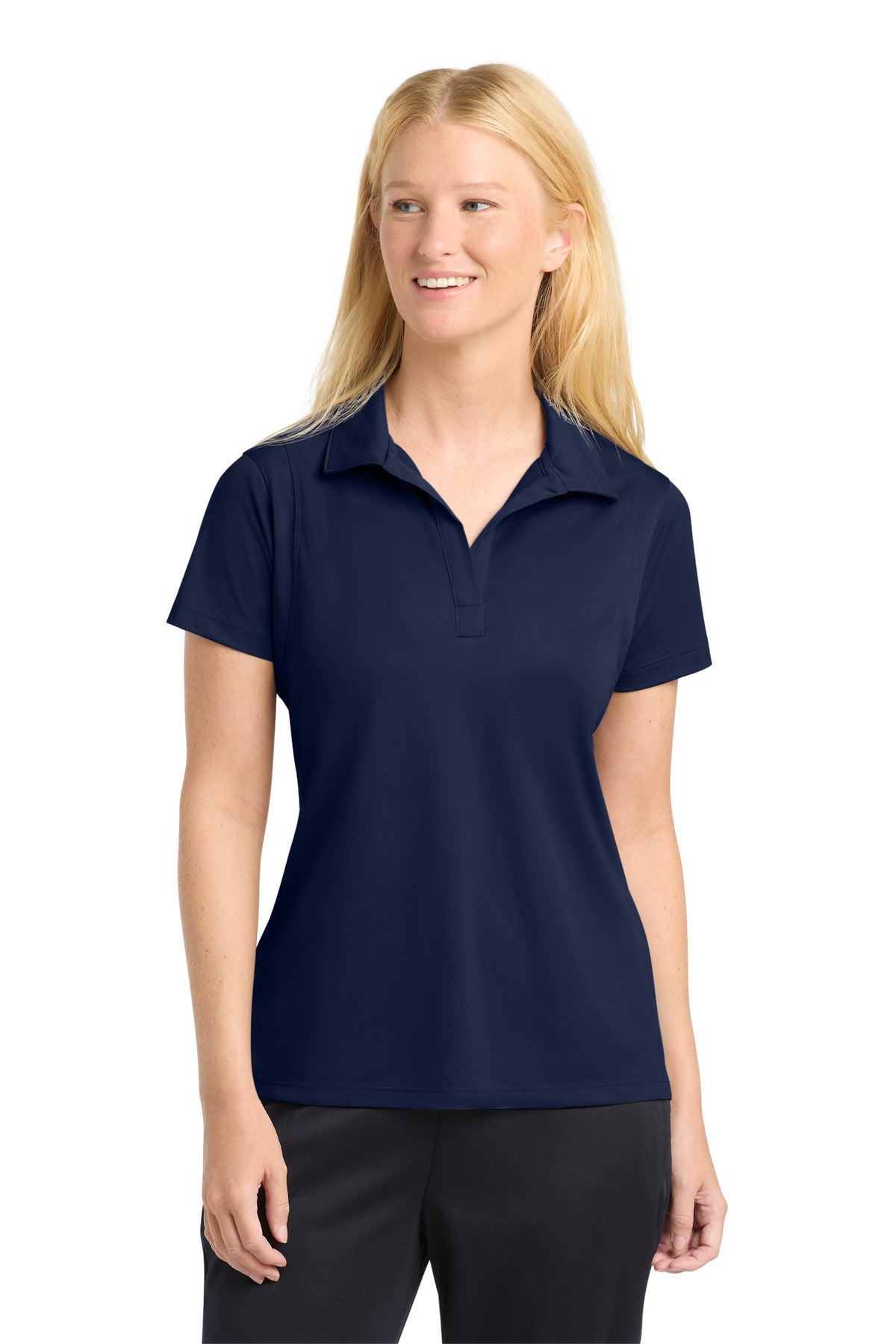 Sport-Tek Women's Micropique Sport-Wick Polo. LST650 - EMBROIDERED