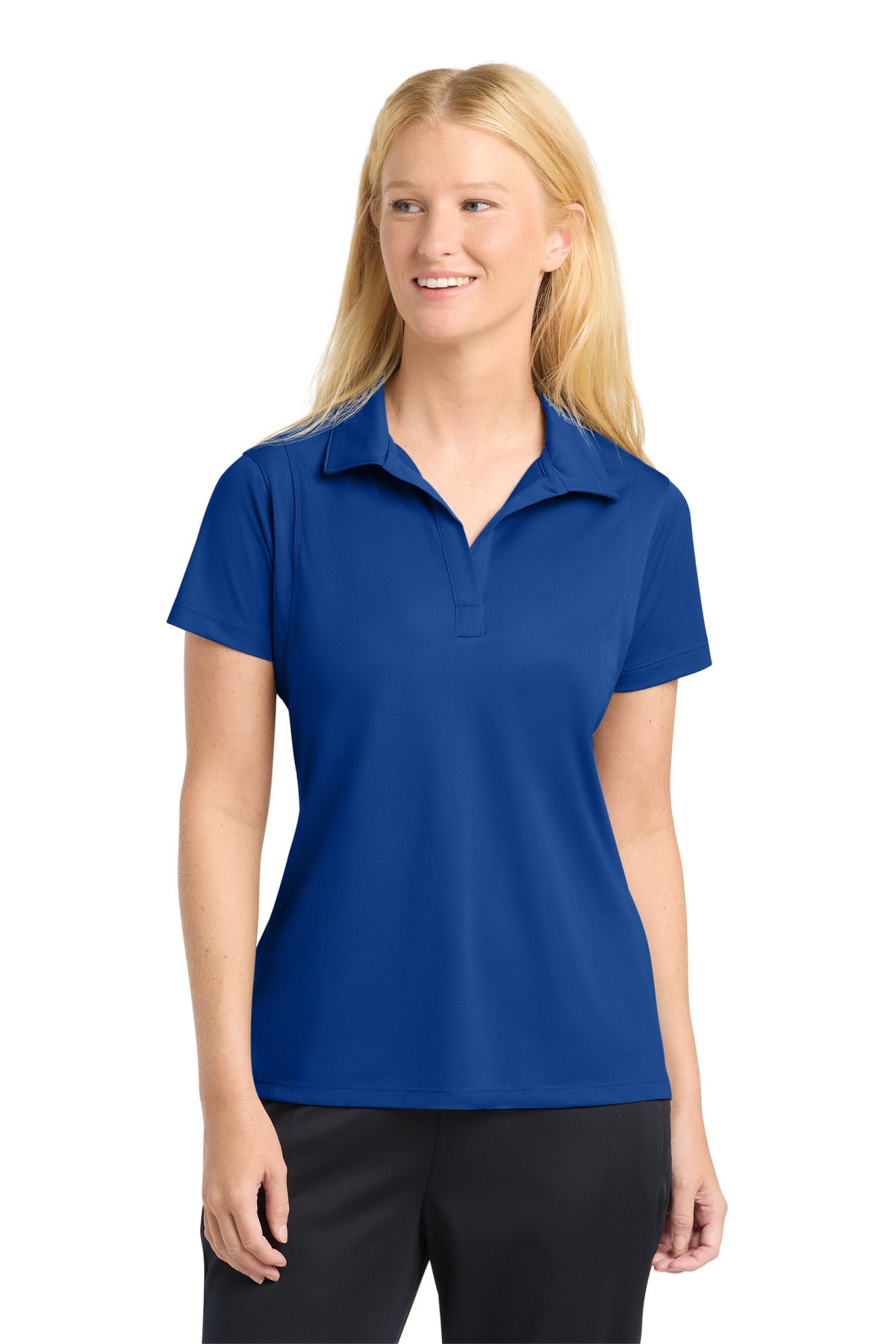 Sport-Tek Women's Micropique Sport-Wick Polo. LST650 - EMBROIDERED