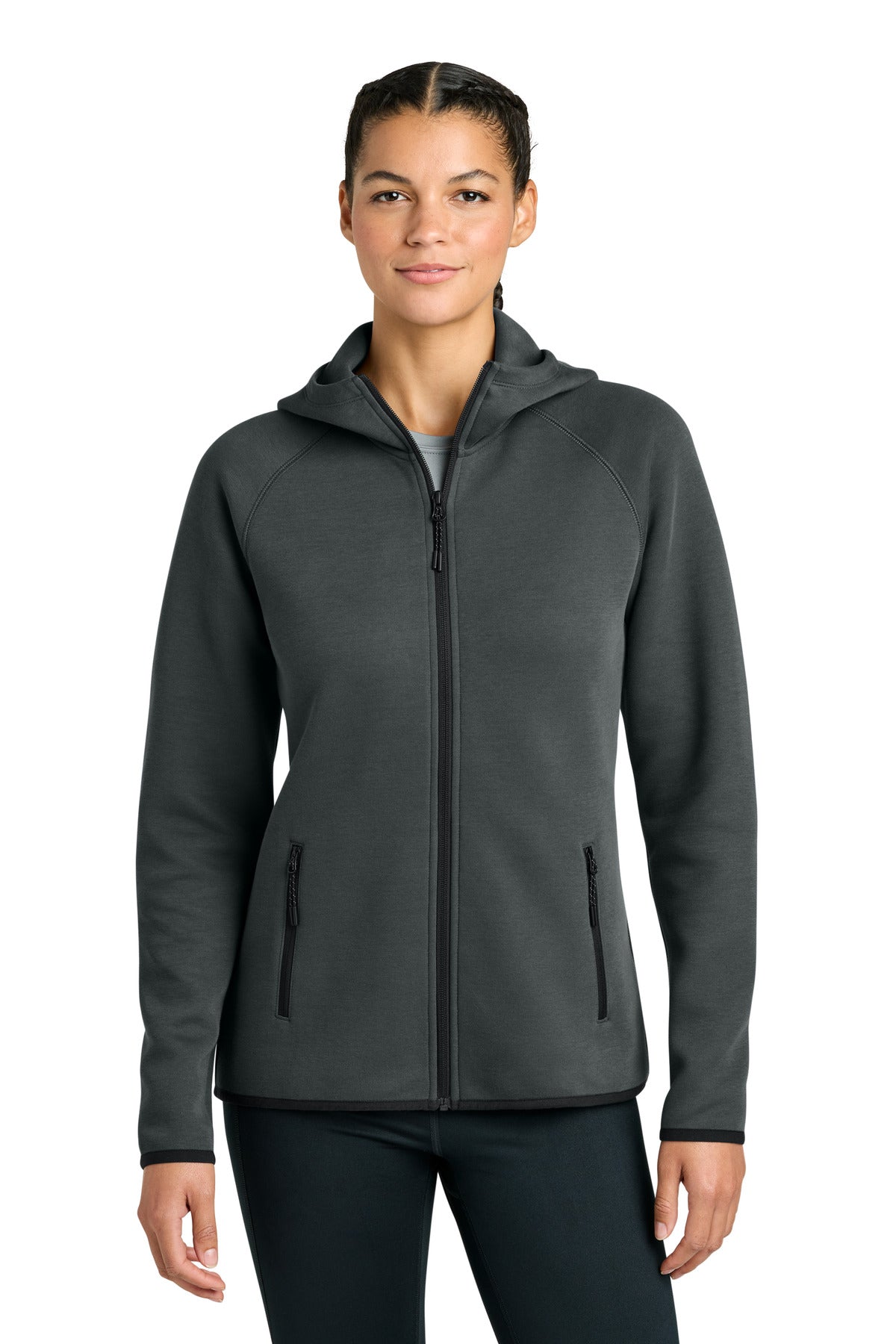 Sport-Tek Women's Phenom Full-Zip Hoodie LST840 - EMBROIDERED