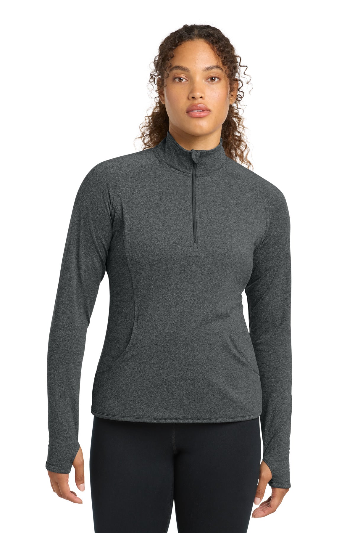 Sport-Tek Women's Sport-Wick Stretch 1/4-Zip Pullover. LST850 - EMBROIDERED