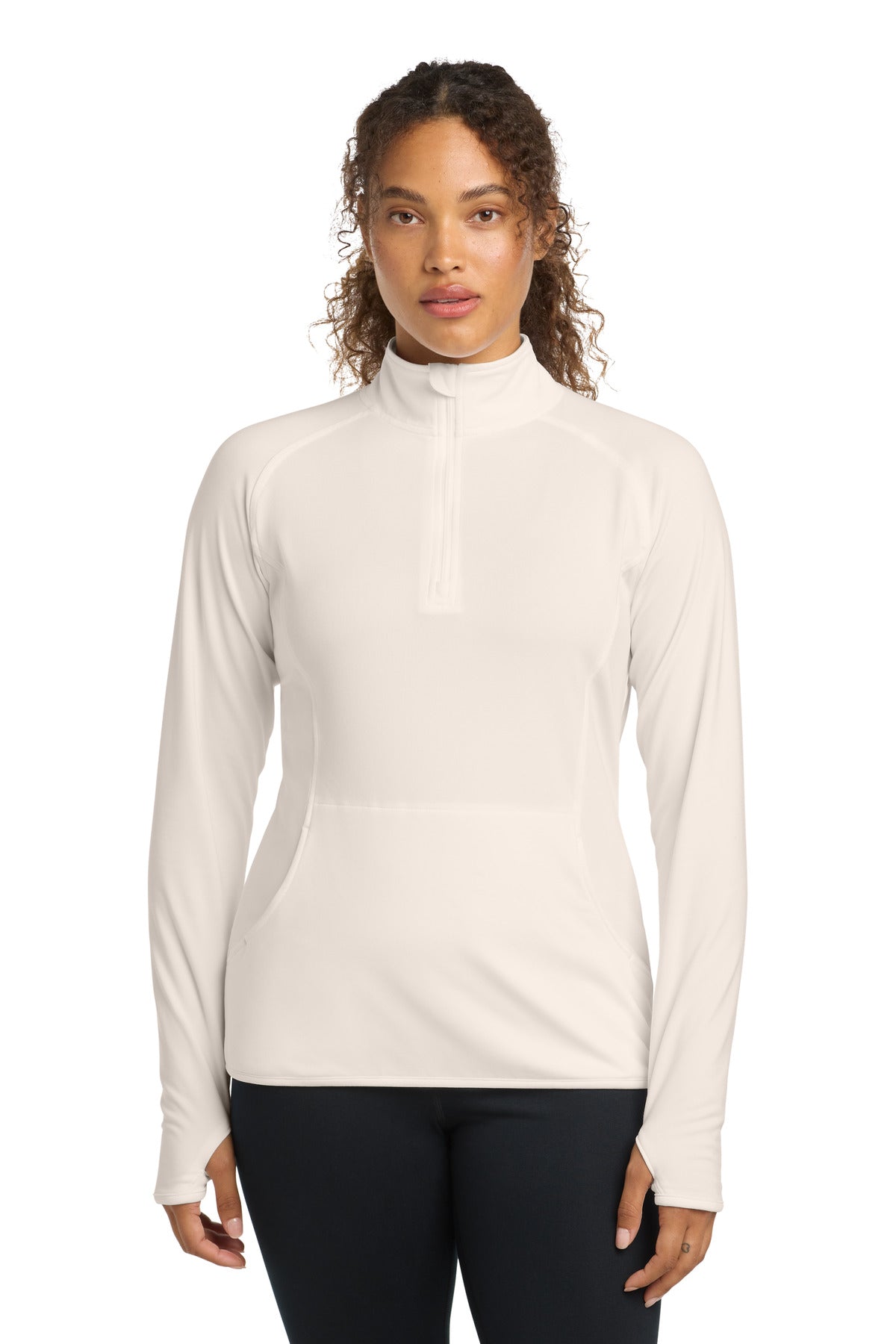 Sport-Tek Women's Sport-Wick Stretch 1/4-Zip Pullover. LST850 - EMBROIDERED