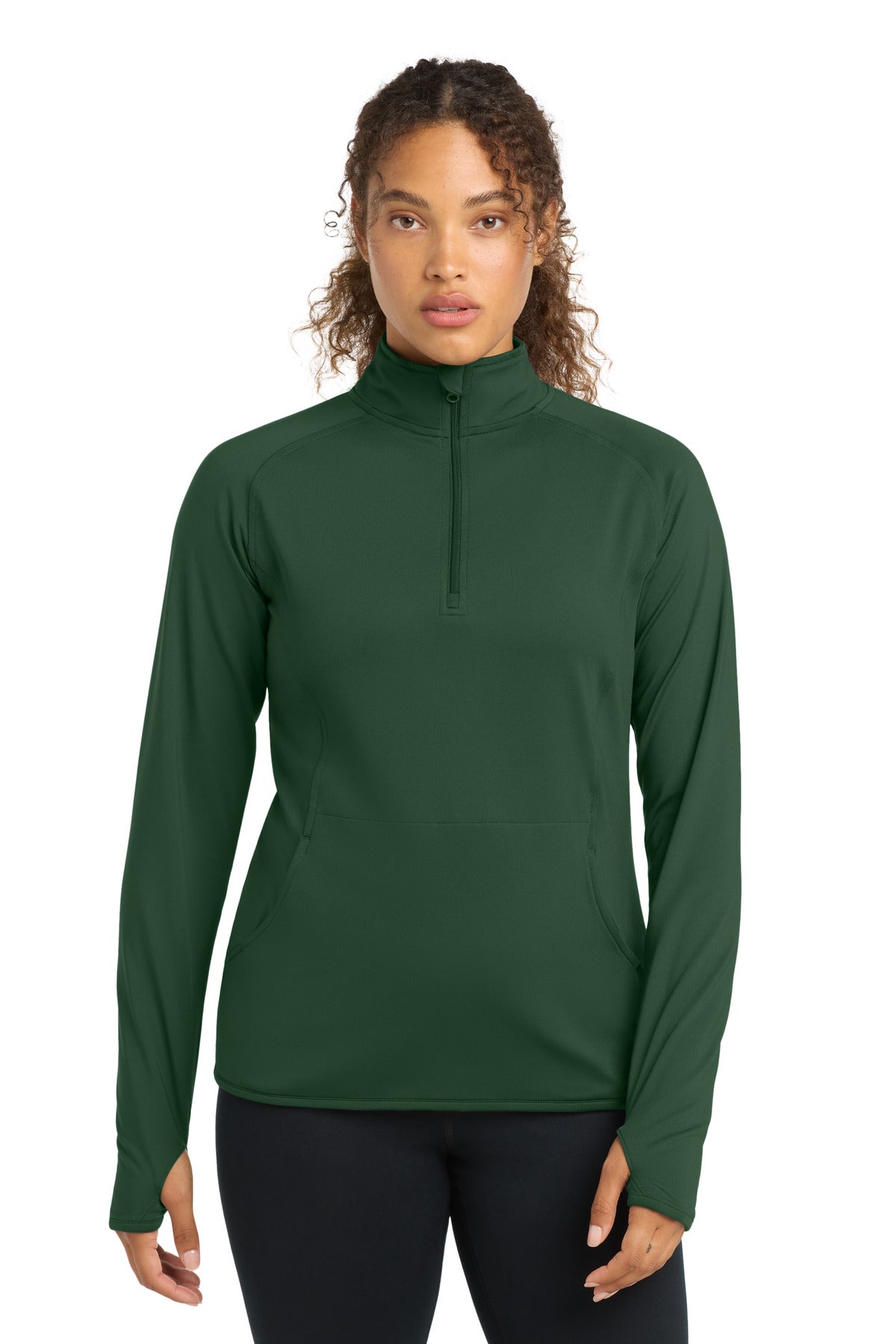 Sport-Tek Women's Sport-Wick Stretch 1/4-Zip Pullover. LST850 - EMBROIDERED