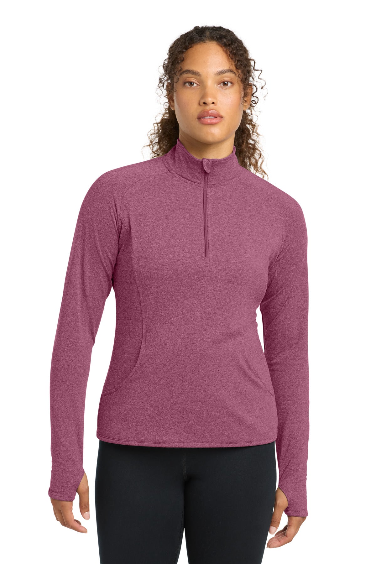 Sport-Tek Women's Sport-Wick Stretch 1/4-Zip Pullover. LST850 - EMBROIDERED