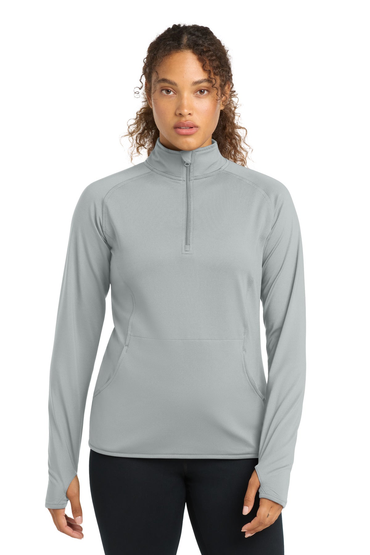Sport-Tek Women's Sport-Wick Stretch 1/4-Zip Pullover. LST850 - EMBROIDERED