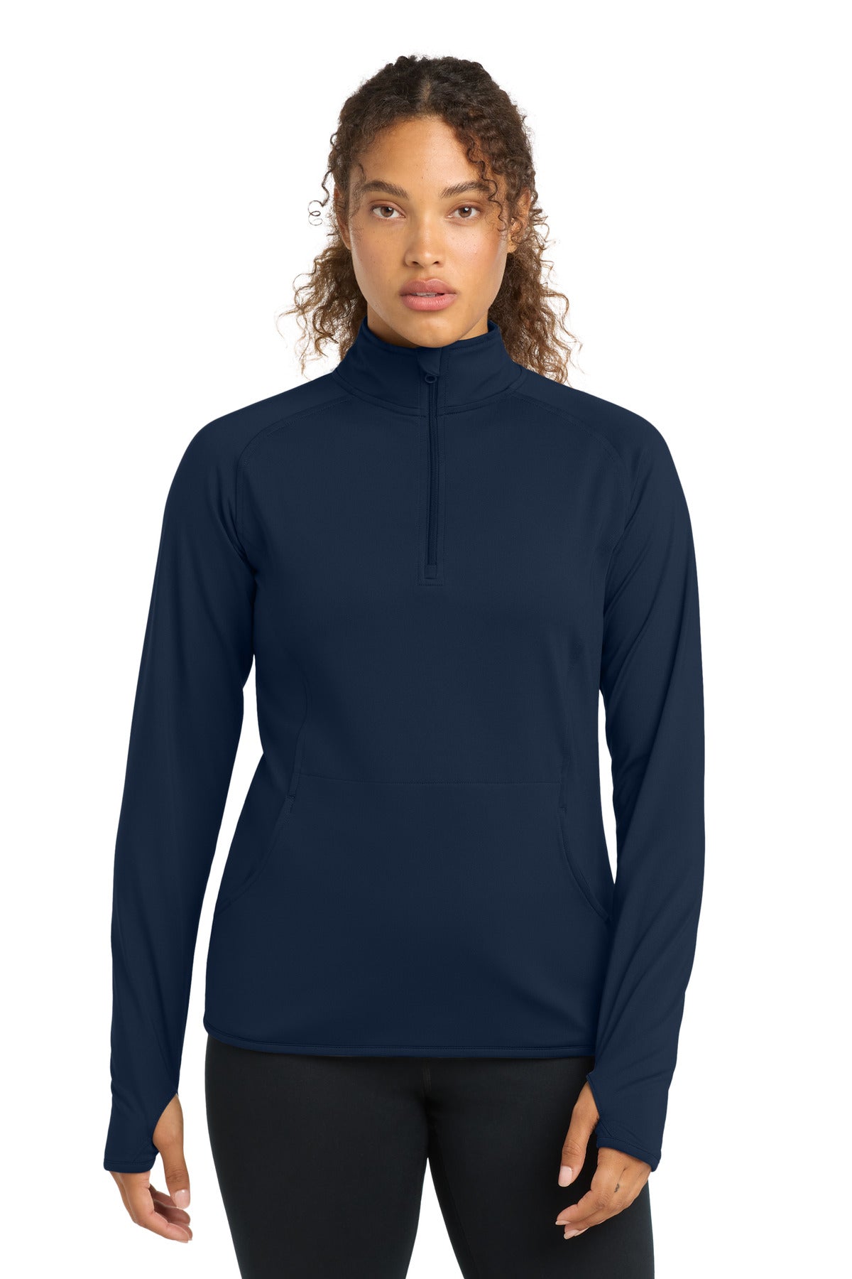Sport-Tek Women's Sport-Wick Stretch 1/4-Zip Pullover. LST850 - EMBROIDERED