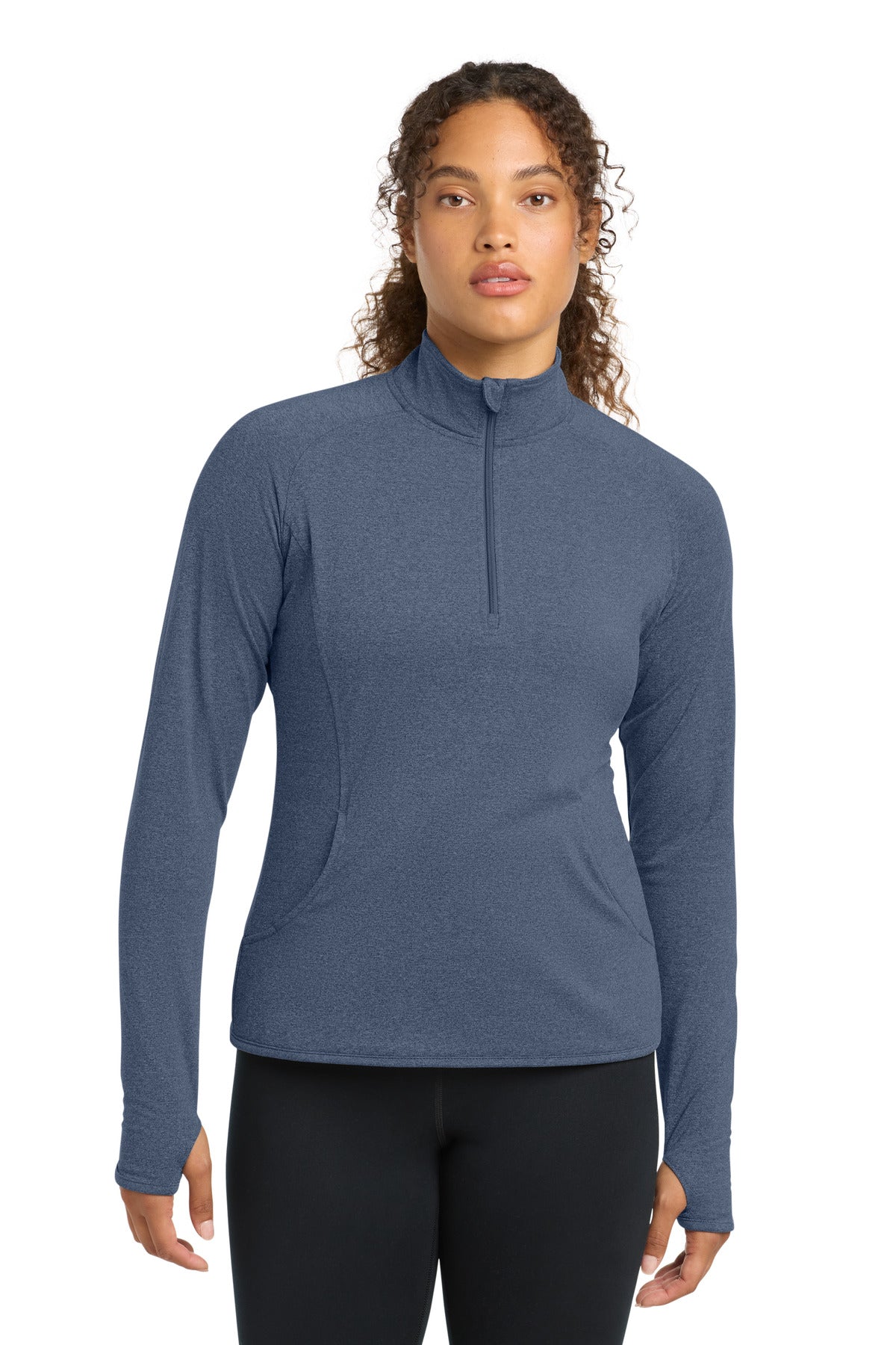 Sport-Tek Women's Sport-Wick Stretch 1/4-Zip Pullover. LST850 - EMBROIDERED